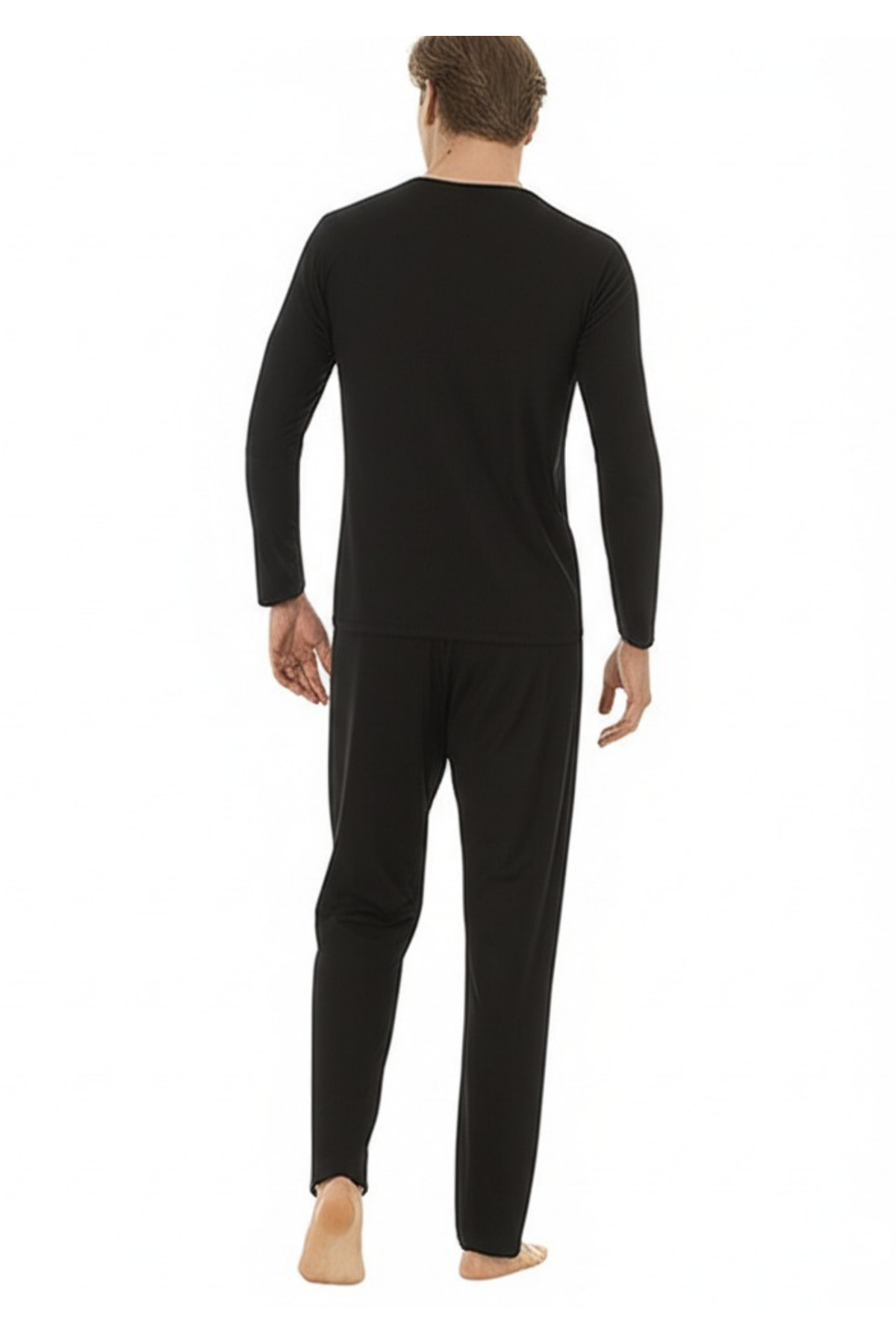ست پیژامه مردانه راسته فاق نرمال آستین بلند | پیر کاردین Pierre Cardin CH.PC.6.100.C0 - تصویر 4