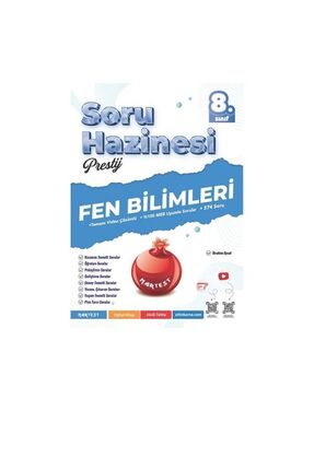 Nartest Yayınları Nartest 8.Sınıf Prestij Fen Bilimleri Soru Hazinesi