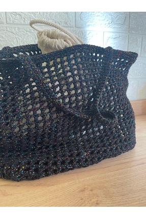 örgü SİMLİ FİLE ÇANTA 28x38CM