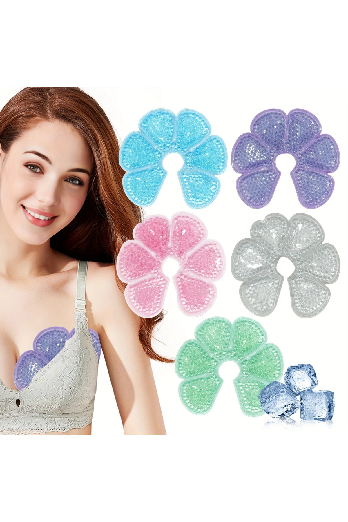 Nemere Emziren Anneler İçin 2 Li Jel Göğüs Pedi – Sıcak Ve Soğuk Kullanıma Uygun, Pvc Dolgulu, Konfor Ve De fotoğrafı 5 (önizleme)