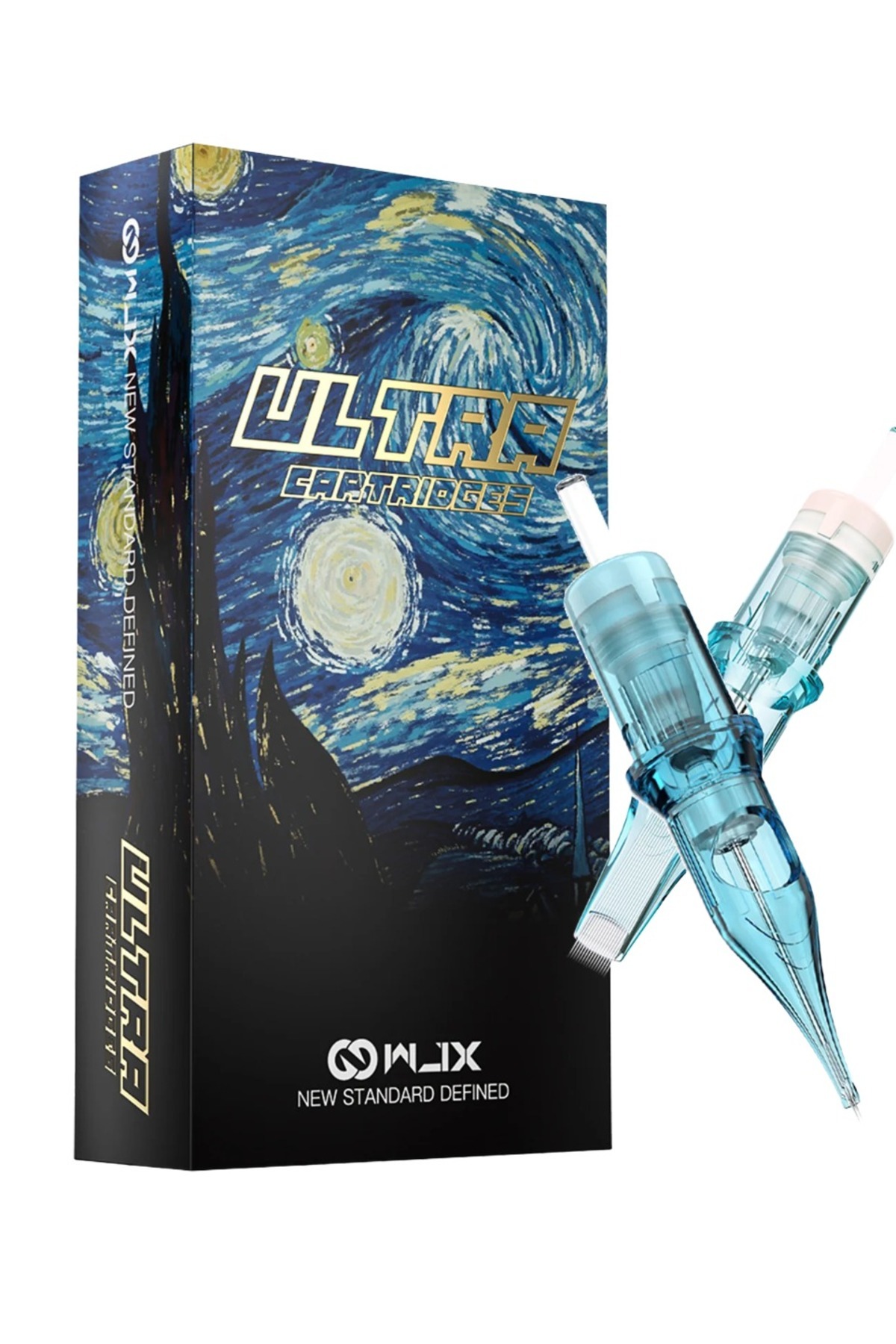 Tattoo WJX Ultra 1209RL 0,35 mm Kartuş Dövme İğnesi | Kutuda 20 Adet | Long Taper