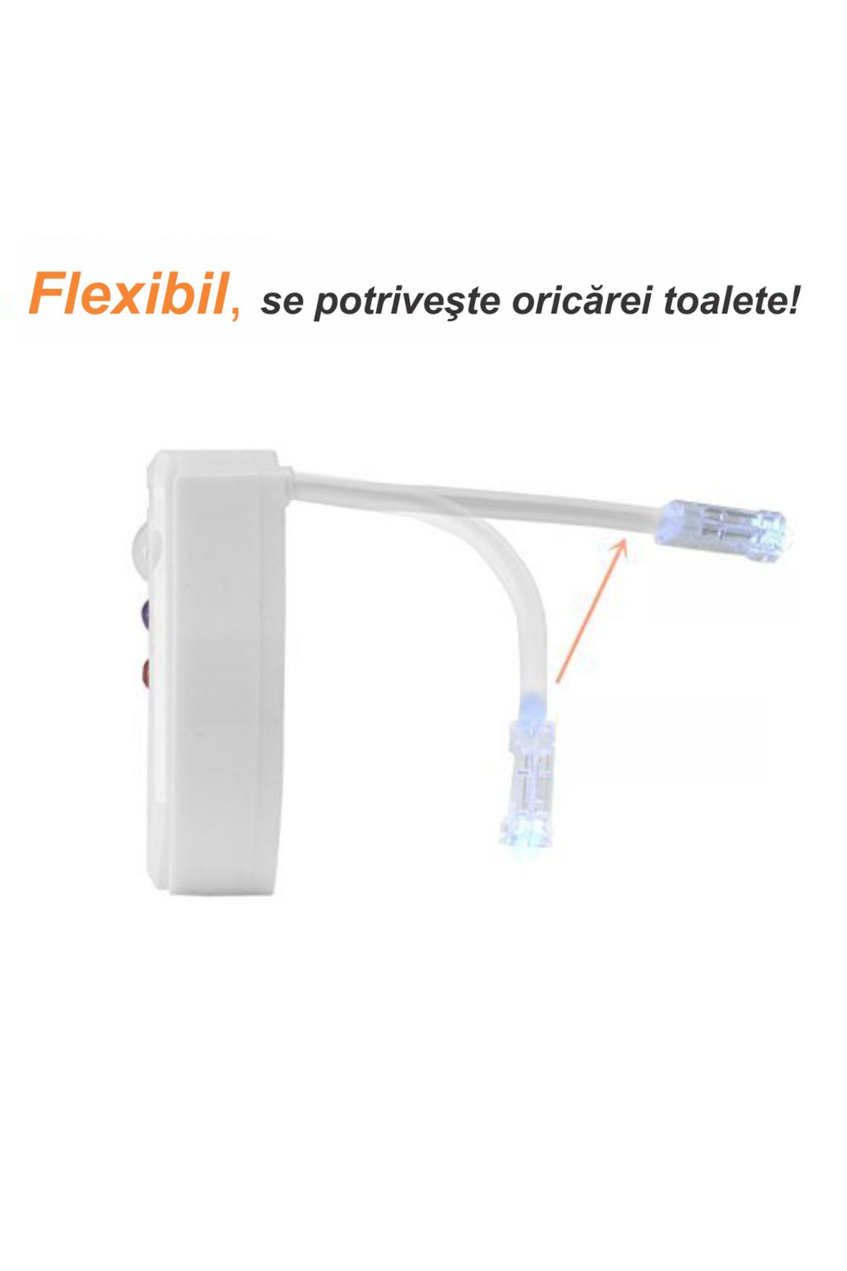 FizioTab-UV LED WC lamp with sterilization function, Light, motion sensor, batteries included 5