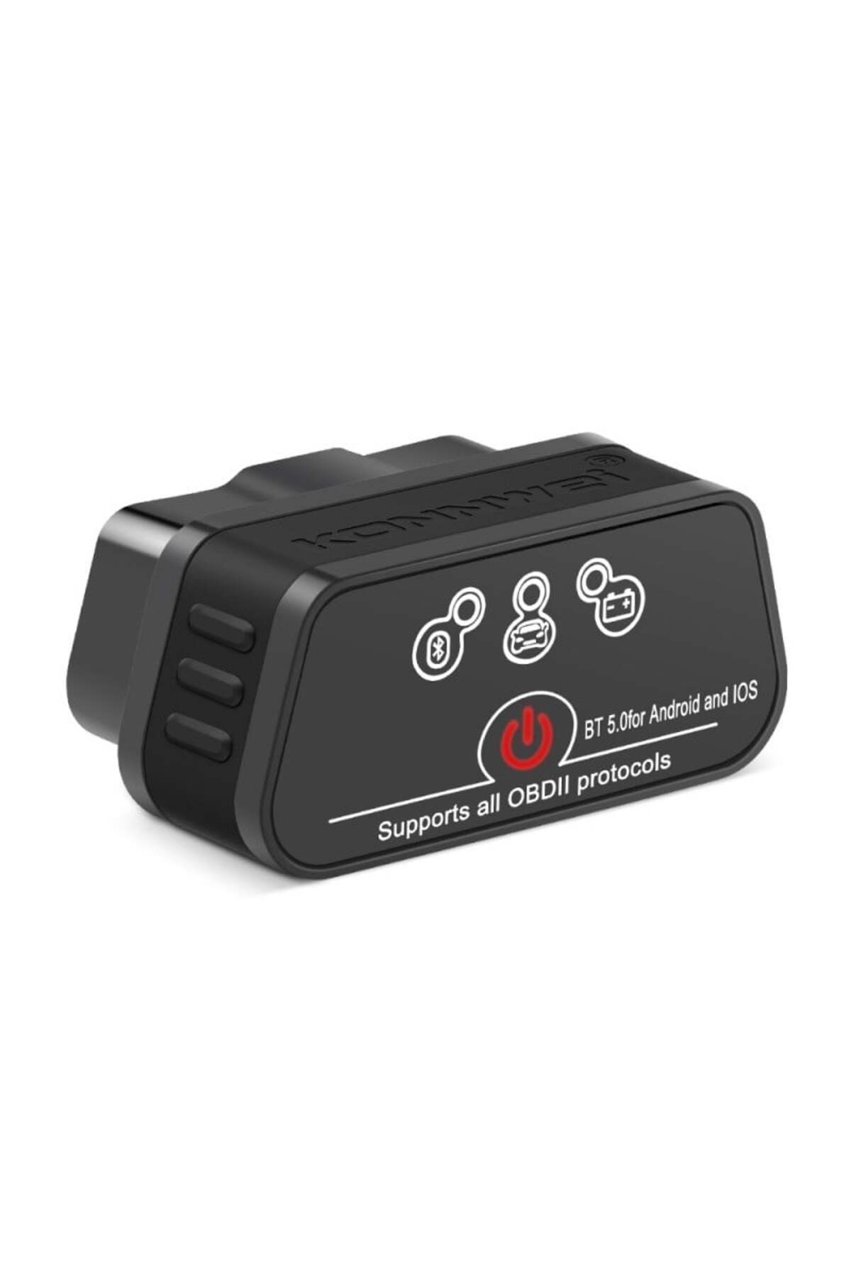 KONNWEİ-OBD2 Car Diagnostic KW901, Bluetooth 5.0, ON-OFF Button, Android iOS Compatible, ELM 327 1
