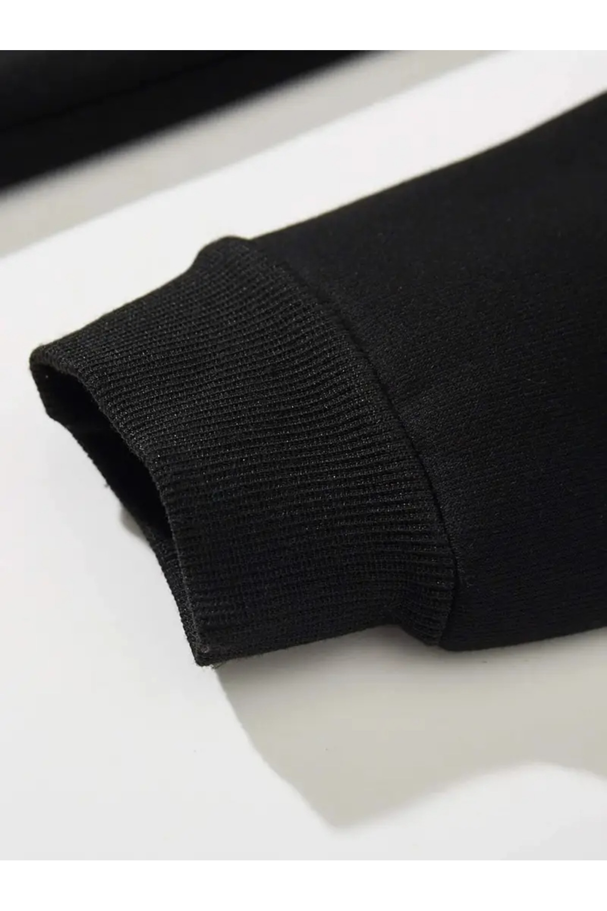 Touz Moda  Gothic Baskılı Oversize Fermuarlı Siyah Unisex Kapüşonlu Hırka - Görsel 3