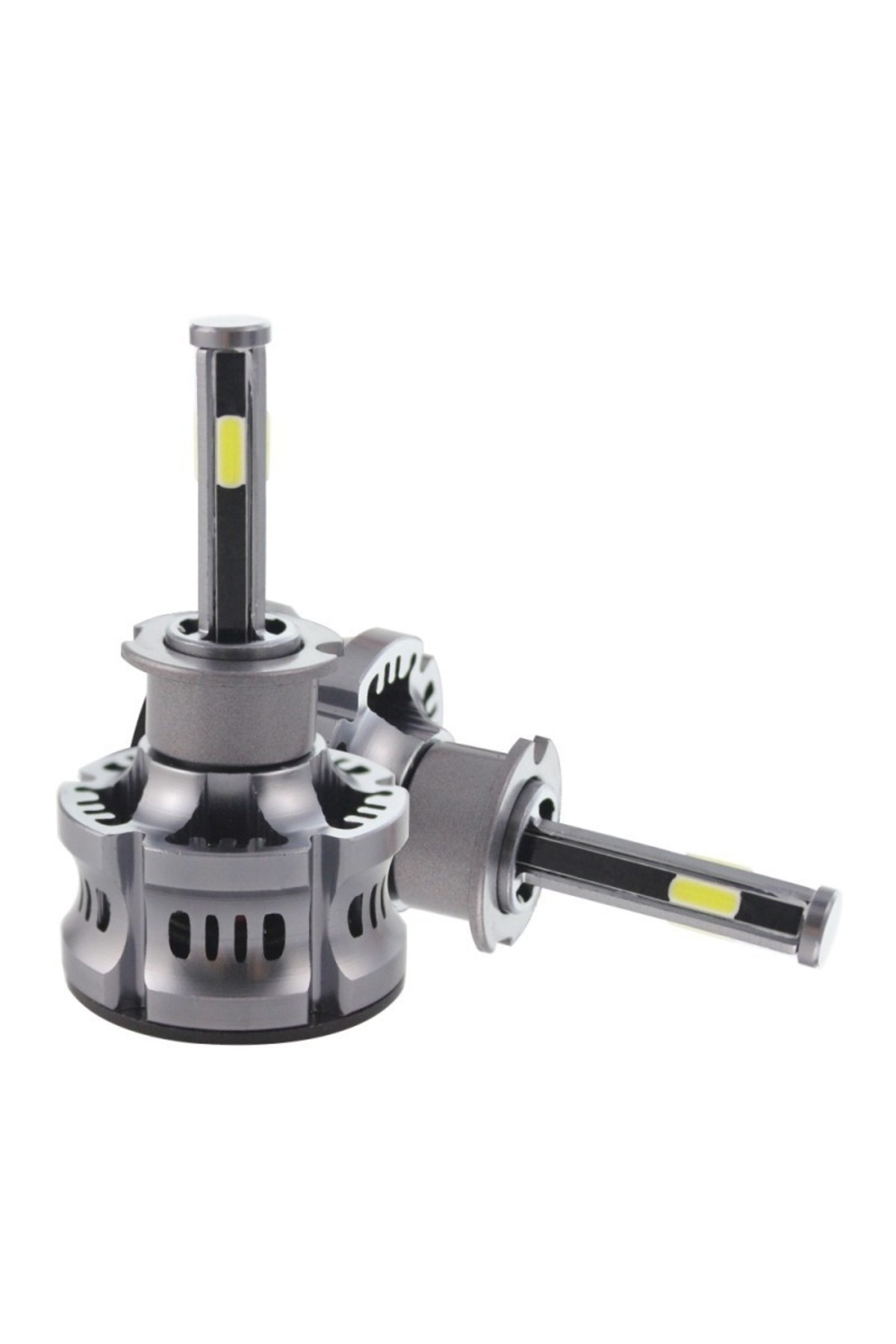 TECHSTAR-Set of 2 Techstar® N8 Auto LEDs, H3, 50W, 5500 Lumens, 6000K, AUTO, 12-24 Volts, COB, Canbus, 2