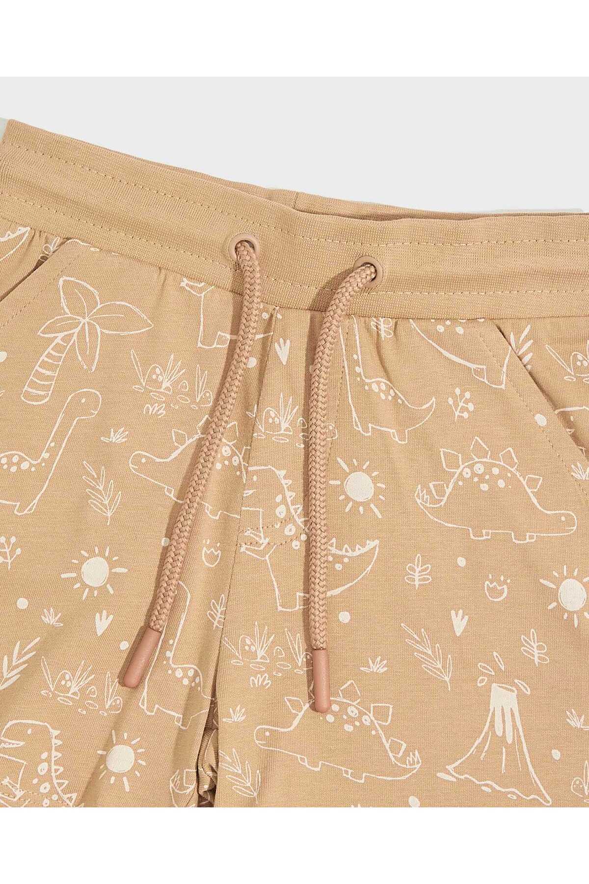 R&B-Pack of 2 Printed Shorts with Drawstring Waist 4