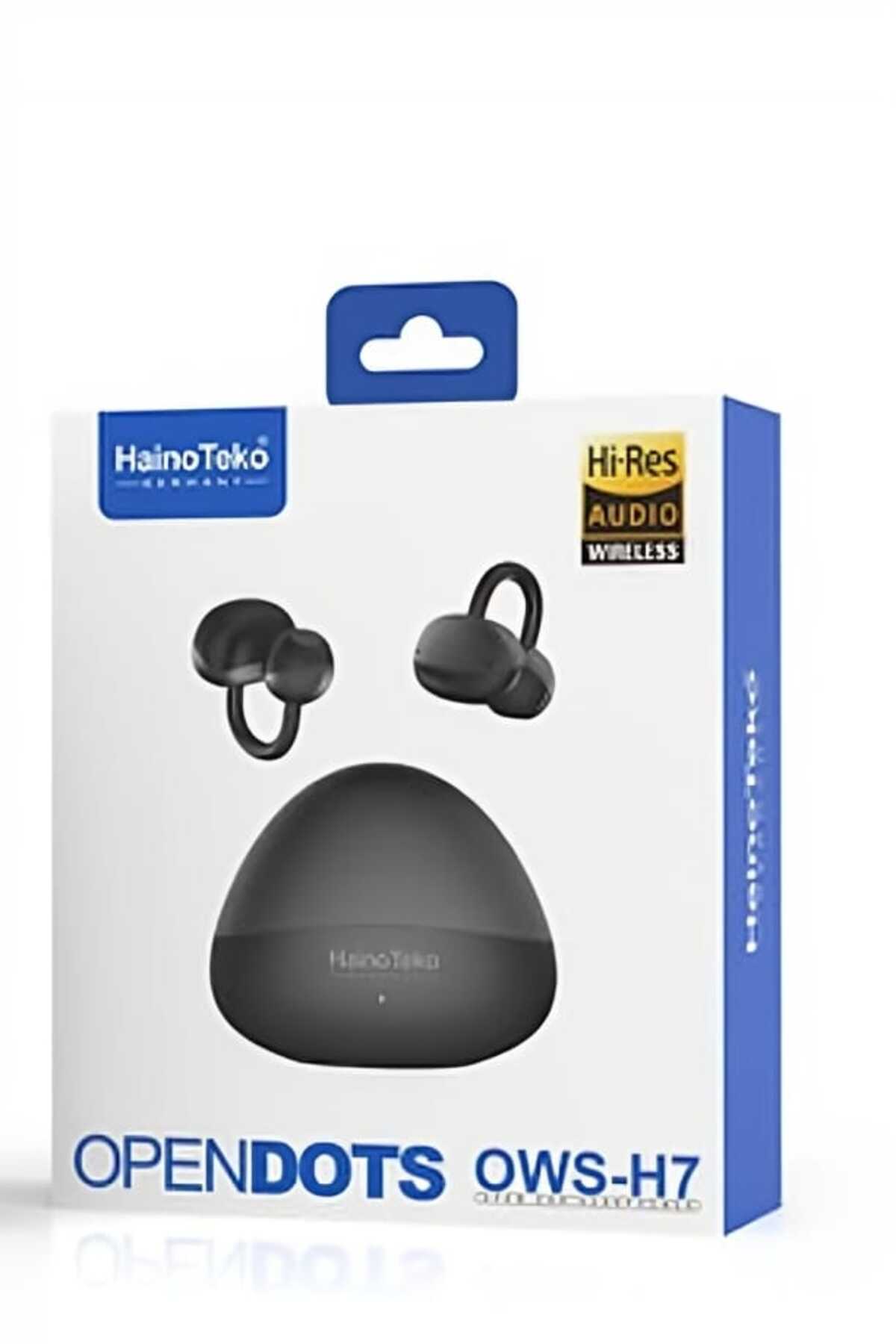 haino teko germany-OWS-H7 High-Resolution Bluetooth Earphones with Touch Controls, Built-in Microphone, and Universal Compatibility - Black 3