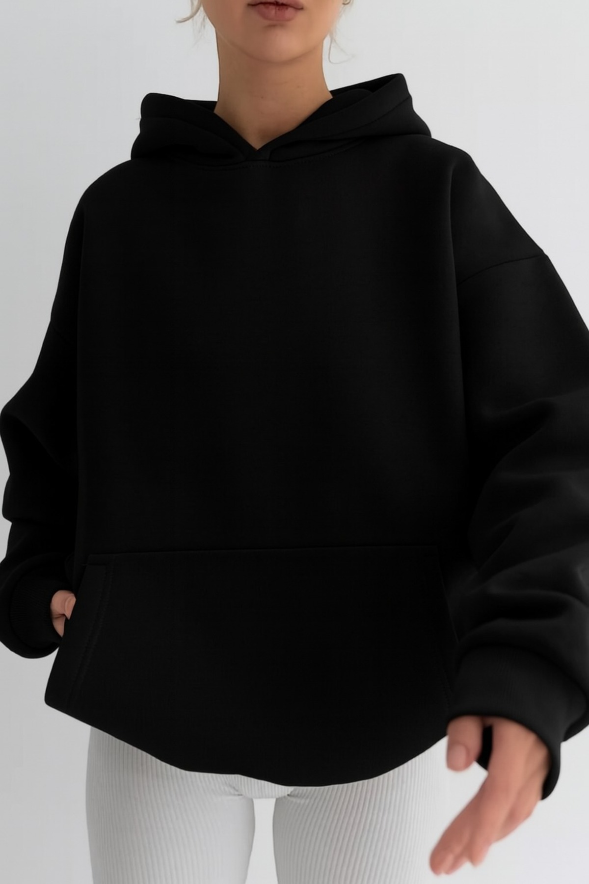 BENROMA  3 İPLİK PENYE DÜZ RENK UNISEX SWEATSHIRT