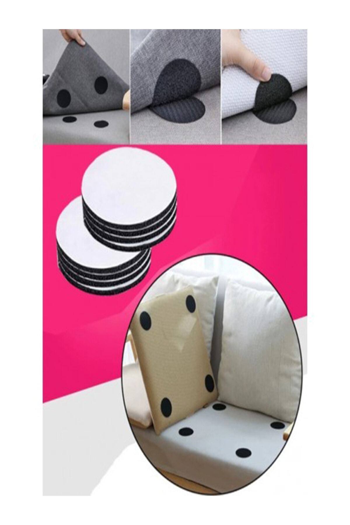 HB LİFE 1 Adet Halı Kilim Koltuk Örtüsü Kaydırmaz Sabitleyici Cırt Yıkanabilir Kendinden Yapışkanlı Ped