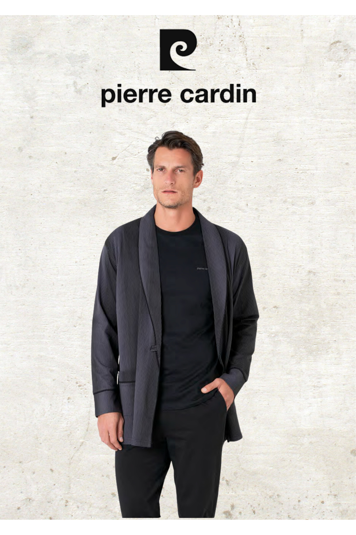 ست پیژامه و لباس خواب مردانه راسته فاق نرمال آستین بلند | پیر کاردین Pierre Cardin OL.PC.5635.291 - تصویر 3