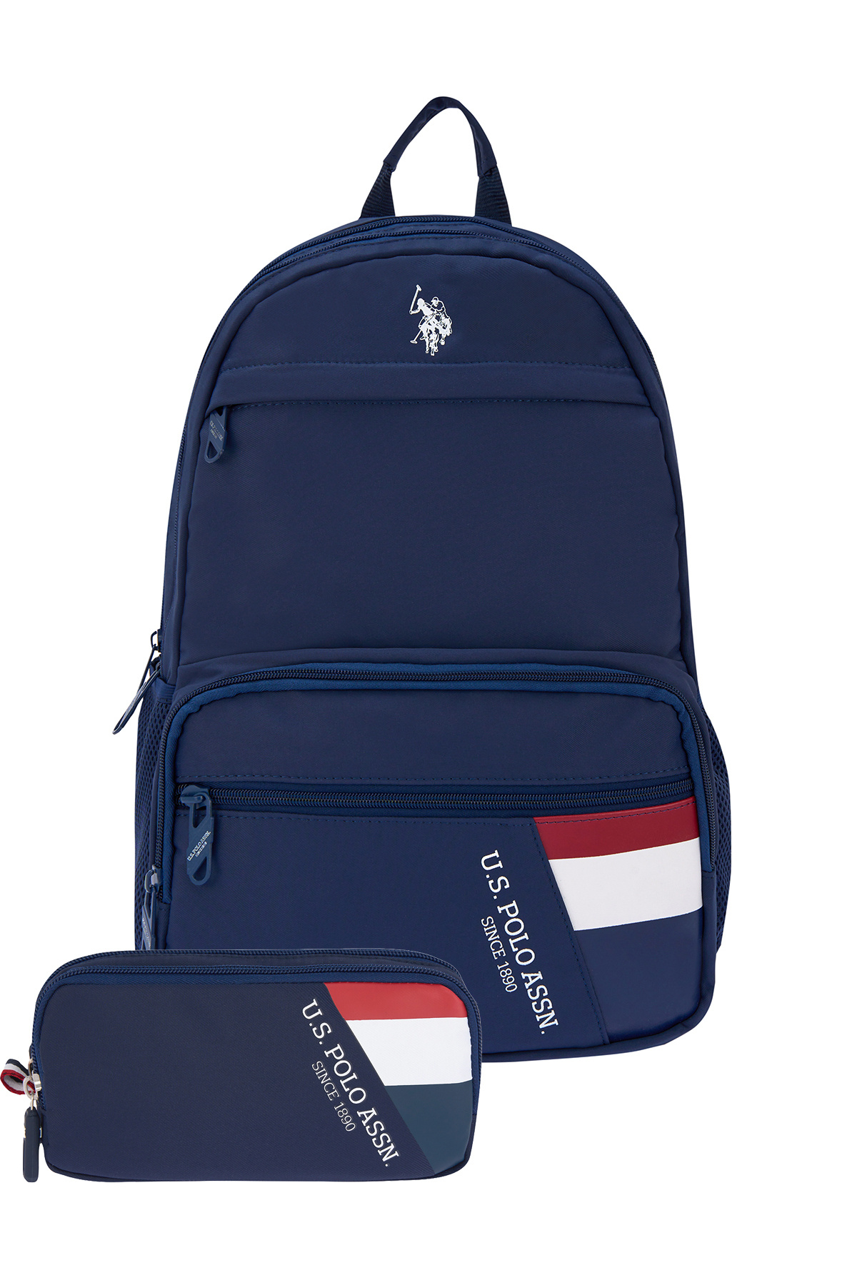 U.S. Polo Assn. Us polo assn ç-25003-25059 '2-pen holder school backpack student daily navy blue