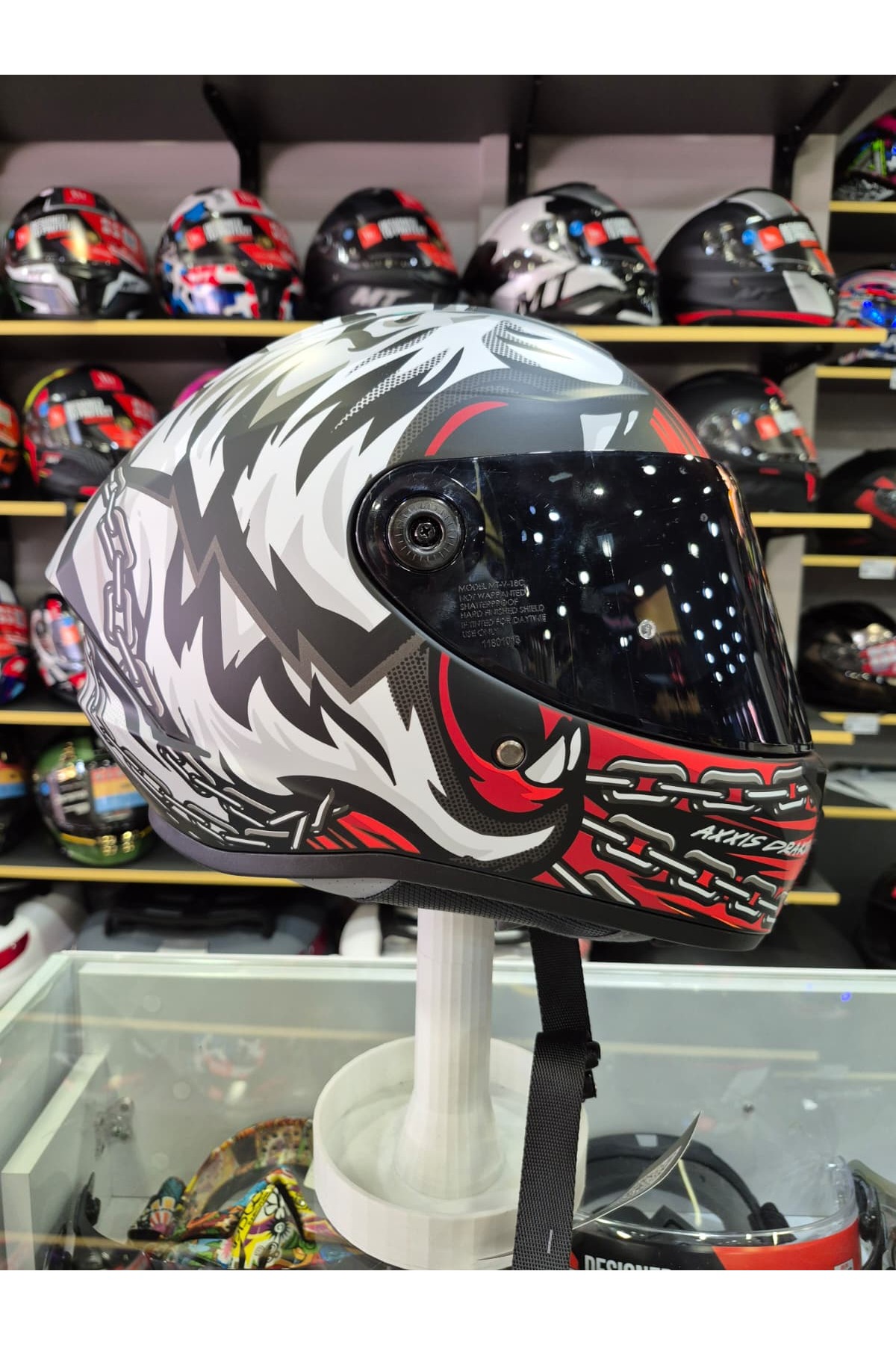 Axxis DRAKEN S ROAR B5 MAT RED KAPALI KASK - Fiyatı, Yorumları