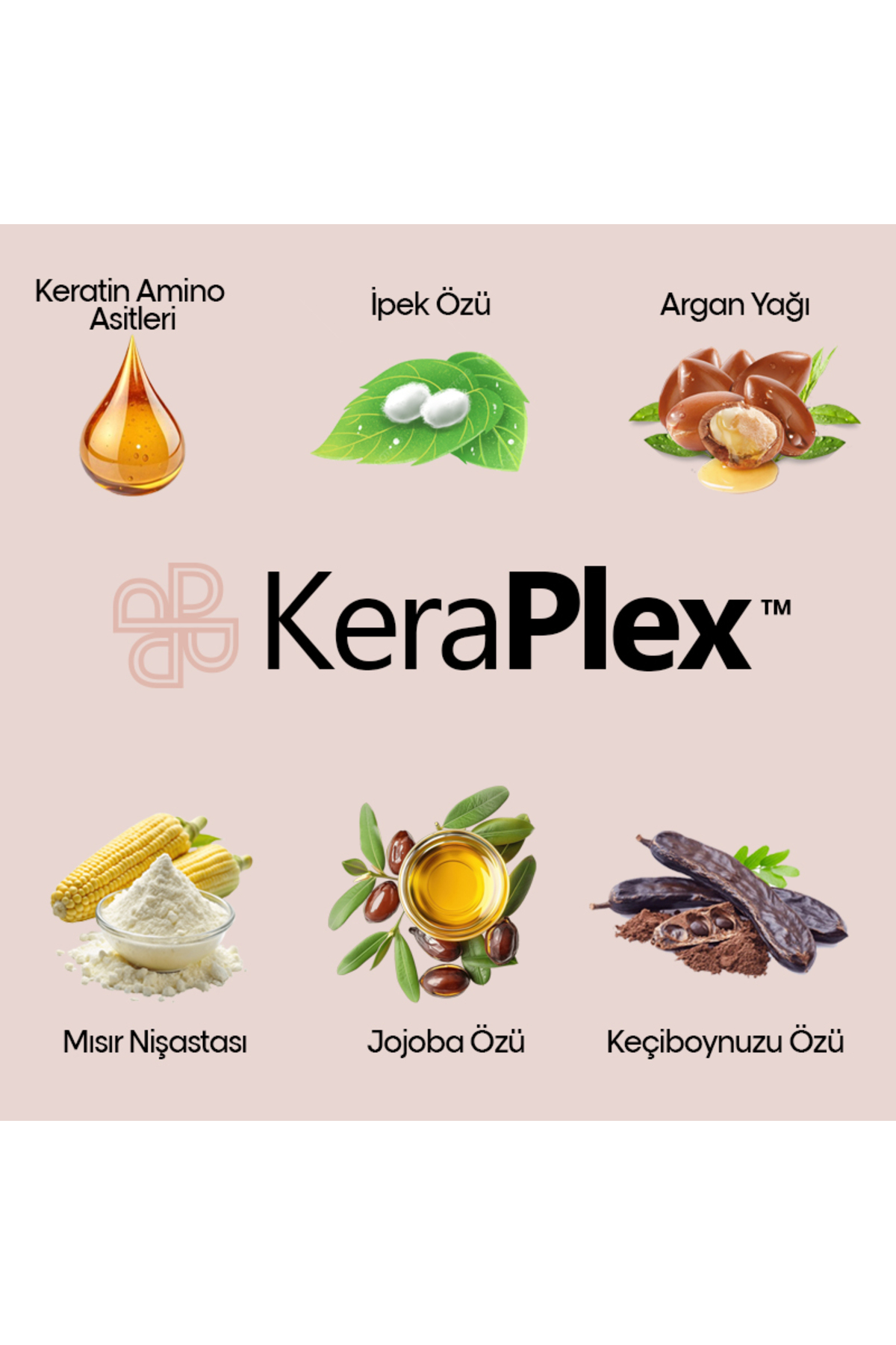نرم‌کننده موی کراتینه و ابریشمی KeraPlex مخصوص موهای آسیب‌دیده و رنگ‌شده ۳۸۰ میلی‌لیتر — PLX/KERA/KRM380 — تصویر 2 از 2