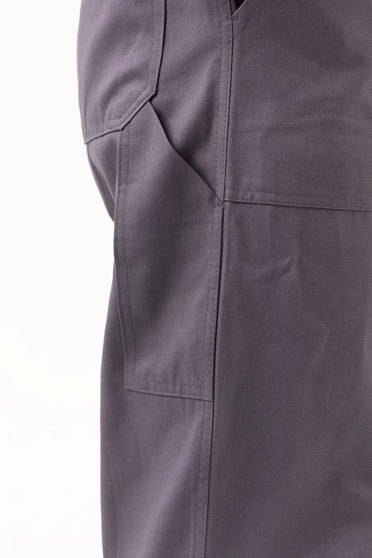 Pamuklu Gabardin Tulum LacivertKırmızı İş Güvenliği Carica Yazlık