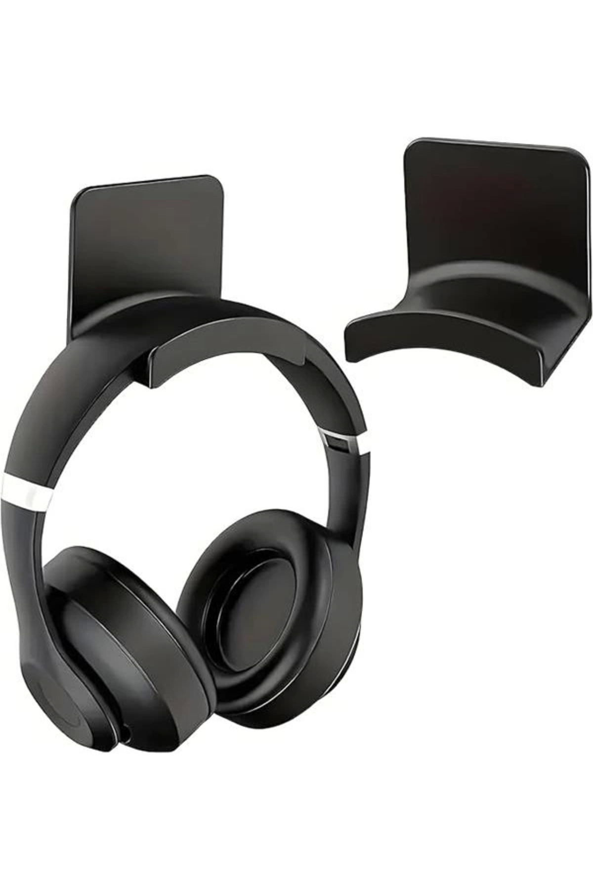 AyrStore Duvar Montajlı Kulaklık ve Oyun Controller Tutucu | 2'li Set | Kendinden Yapışkanlı | Kulaklık ve