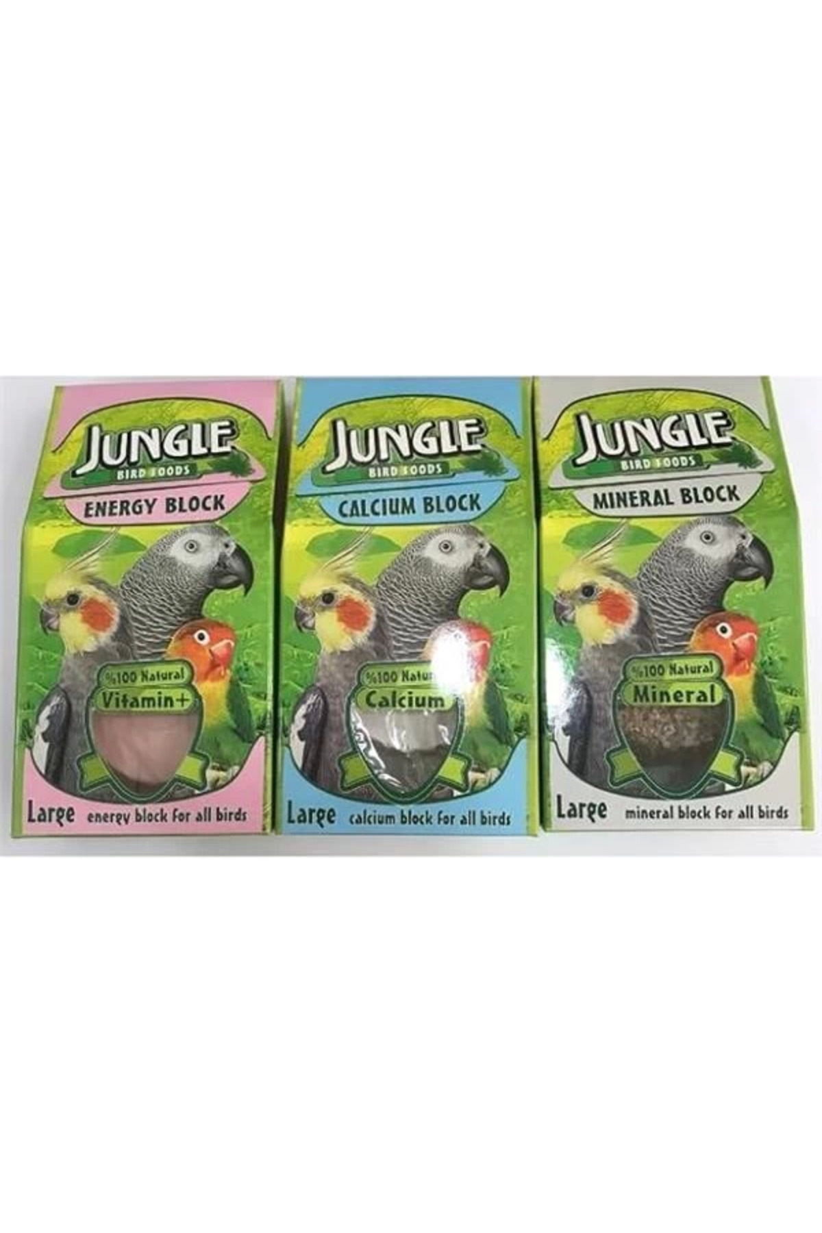 AyrStore Jungle Mineral + Kalsiyum + Enerji Blok - Büyük Boy