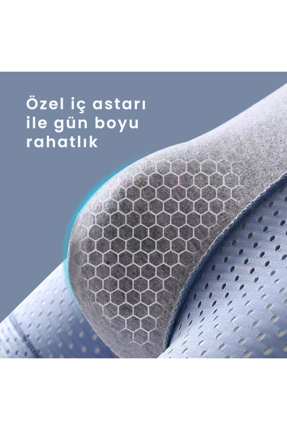 Beauty Collection  4'lü Nefes Alabilen Buz İpeği Boxer Terletmez Delikli Glad and Comfortable İç Çamaşırı - Görsel 8