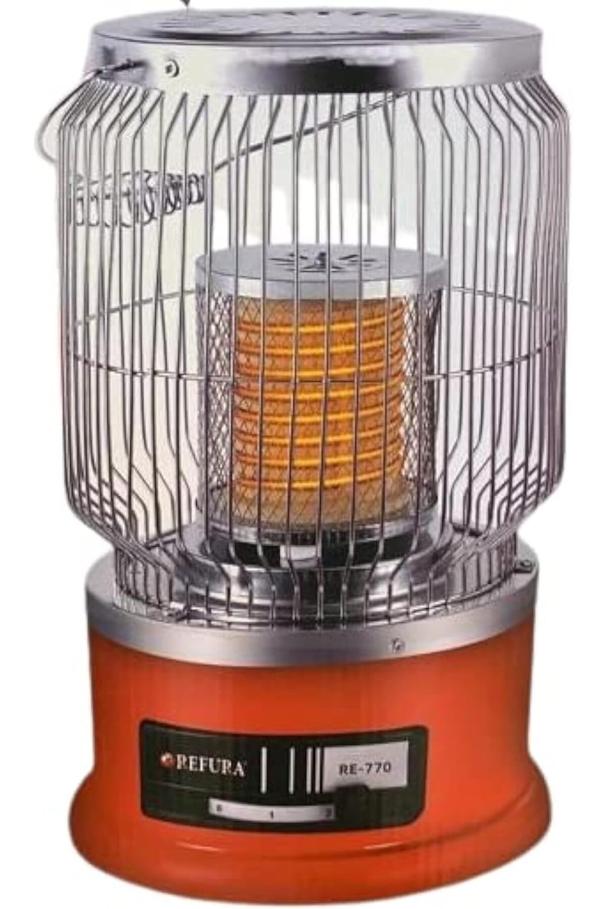 مدفأة كهربائية من ريفورا | تصميم فانوس | أحمر | ٢٠٠٠ واط | RE-٧٧٠