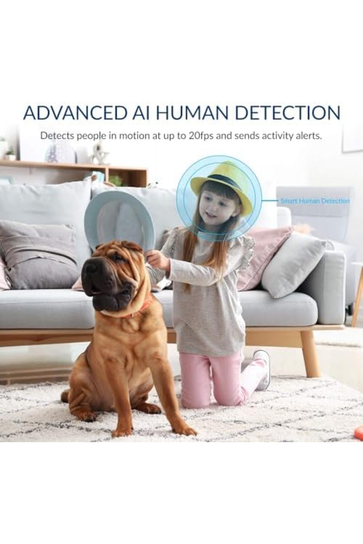 YI-Wireless Dome Security Camera with 360 Degree Coverage, Night Vision, Two-Way Audio, Motion Detector 6
