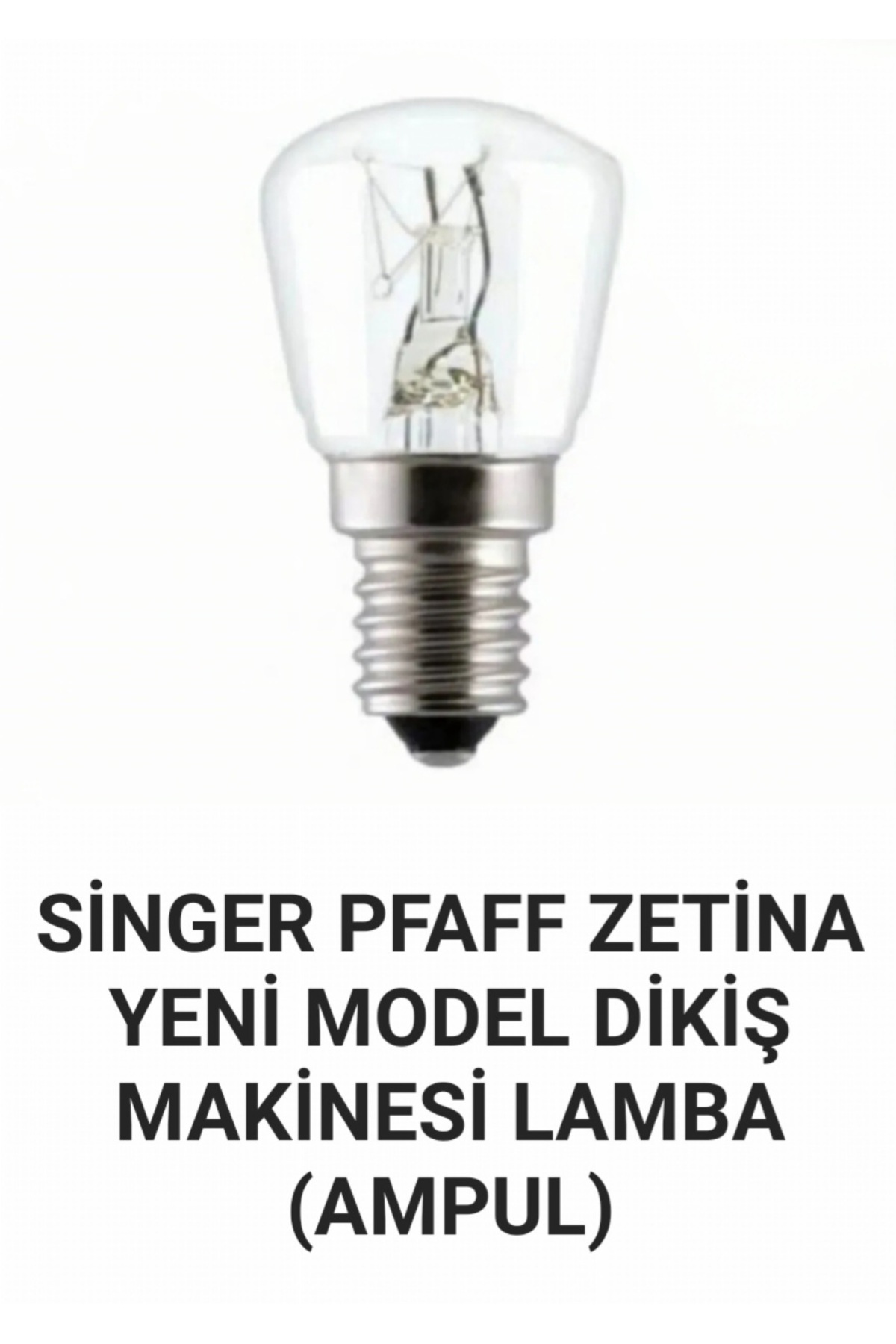 Swart SİNGER ZETİNA PFAFF YENİ MODEL DİKİŞ MAKİNESİ BURGULU LAMBA (AMPUL)