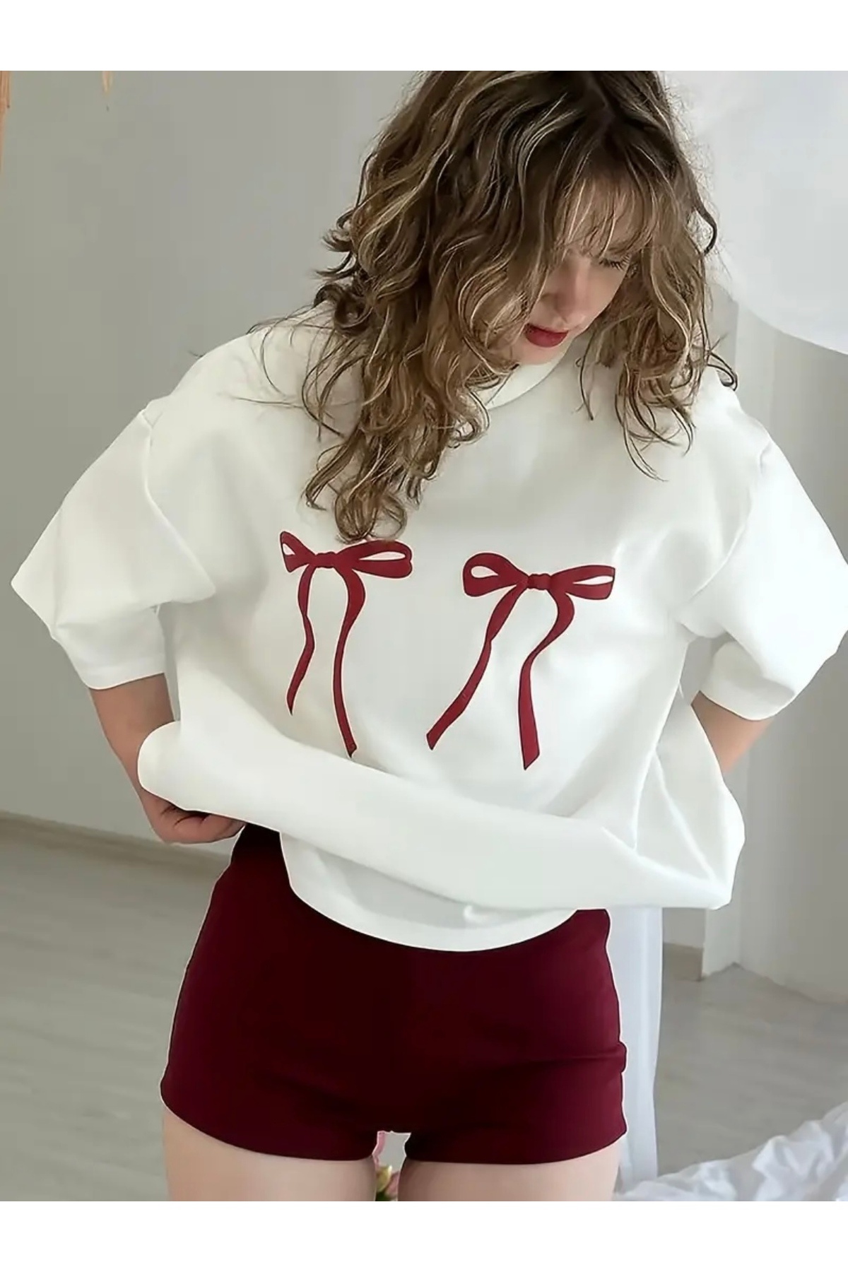 FUFLUNS ΣΧΕΔΙΑΣΜΟΣ ΚΟΡΔΕΛΑ ΕΚΤΥΠΩΜΕΝΟ OVERSIZE UNISEX ΓΥΝΑΙΚΕΙΟ/ΑΝΔΡΙΚΟ ΜΠΟΥΜ...