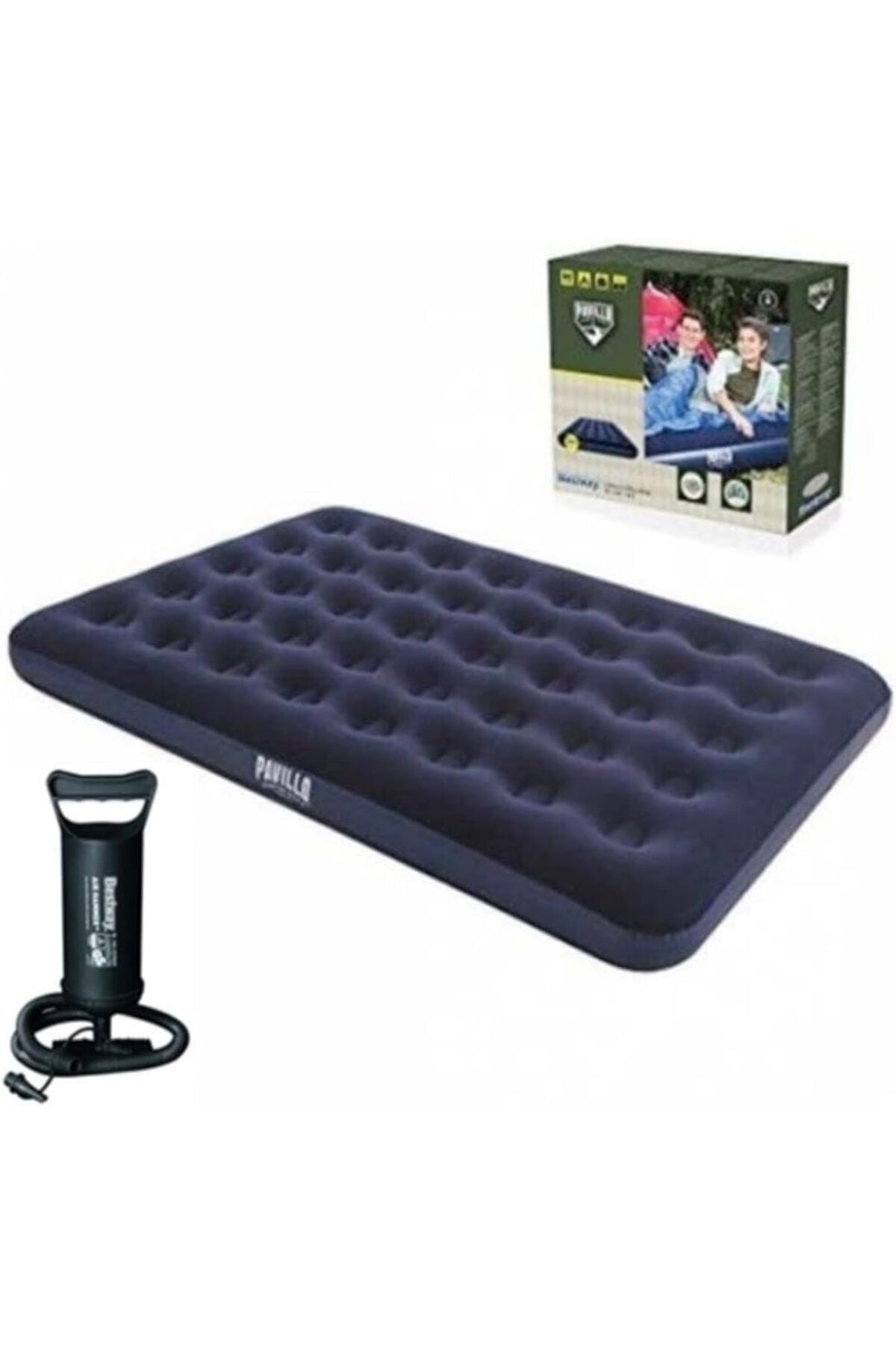 STOREMAX modaflux Çift Kişilik Pompa Dahil Şişme Yatak 67002 polynova 395519