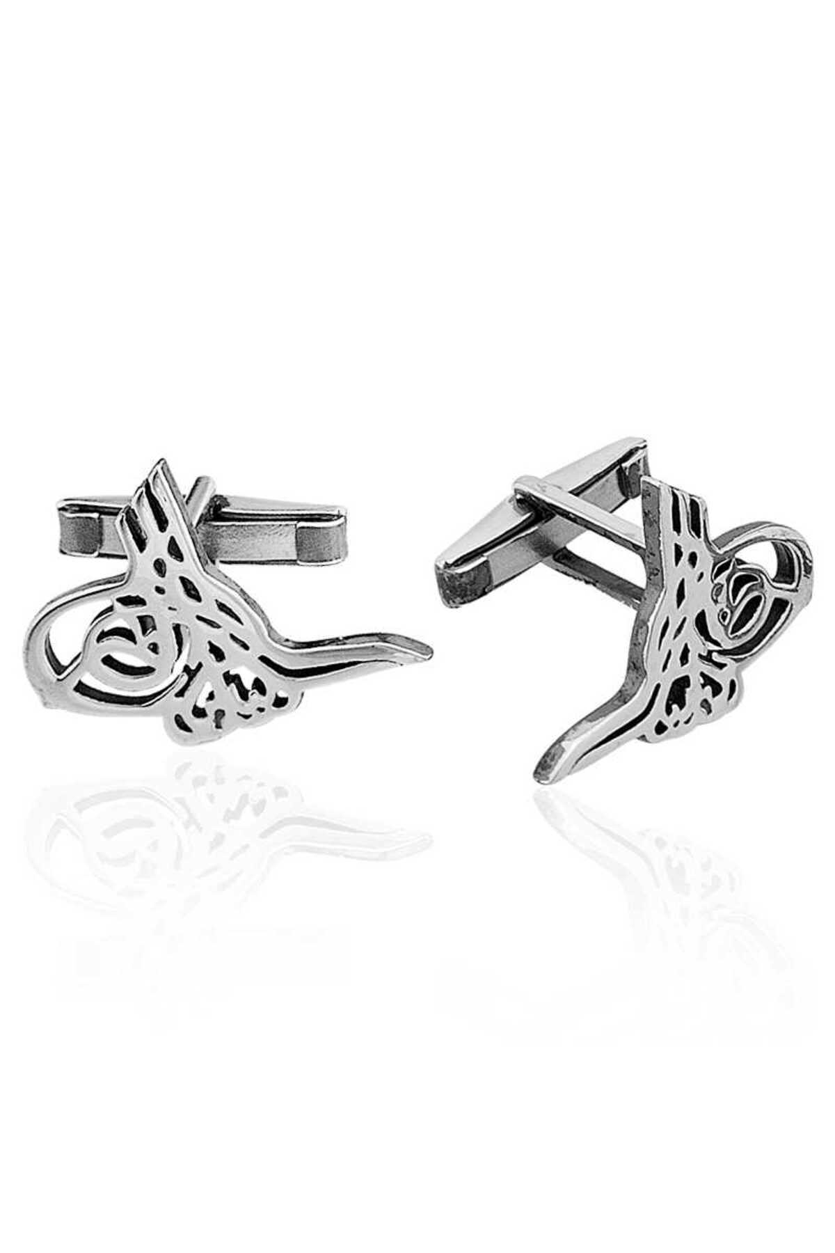 stiltrend 925 Ayar Gümüş Tuğra Kol Düğmesi CFL98121002 (687687)