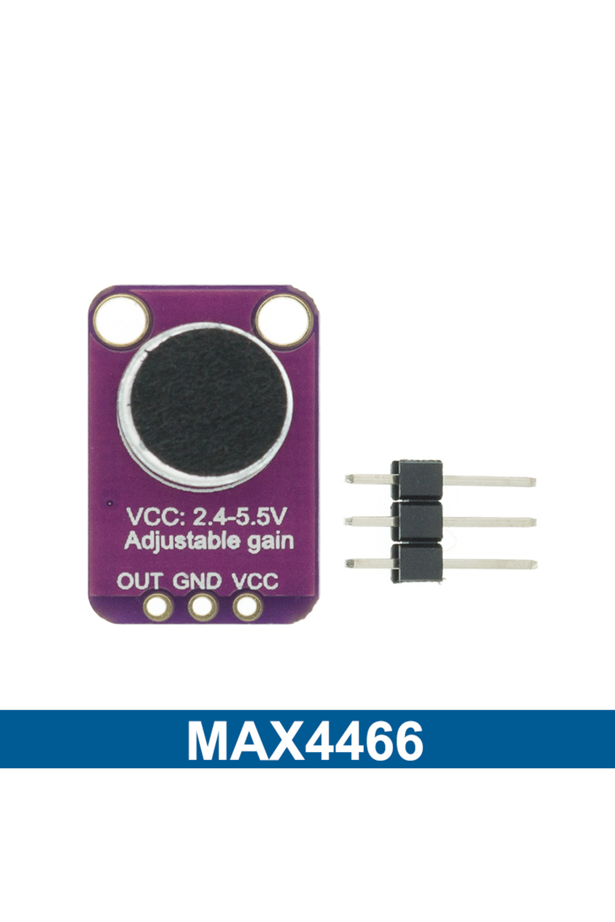 Choice1-MAX4466 Sound Sensor Module Sound Control Sensor MAX4466 MAX9814 Switch Detection Whistle Switch Mic 1