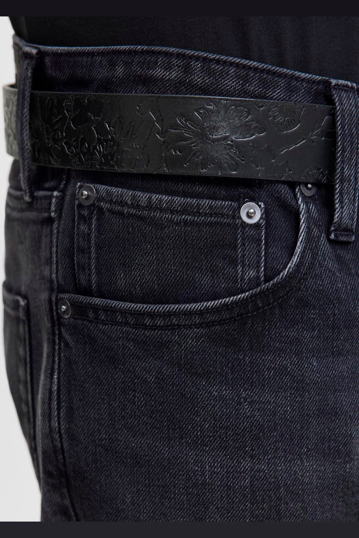 شلوار جین مردانه راسته فاق نرمال | جک اند جونز Jack & Jones 12278247 - تصویر 8