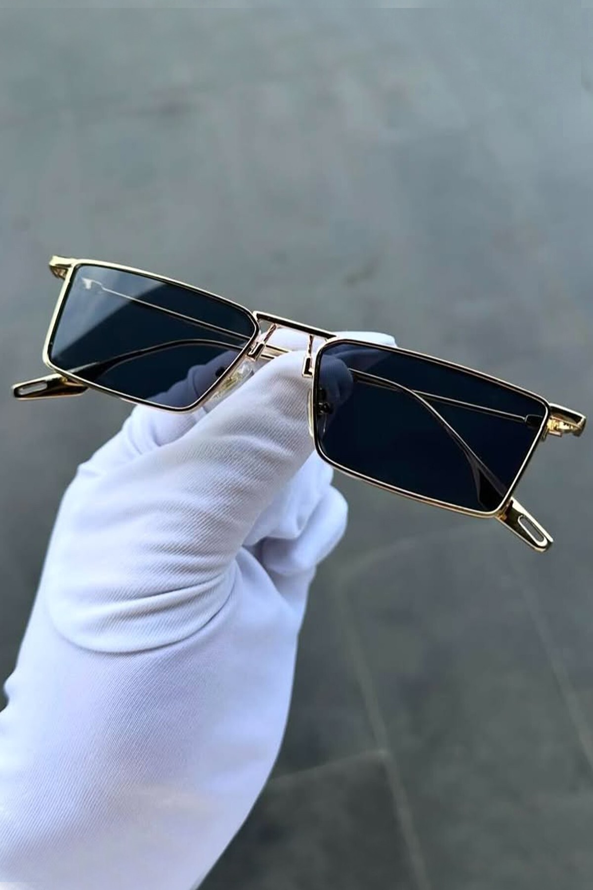 Roger Bacon  Erkek Güneş Gözlük Minyon & Metal Çerçeve - Görsel 4