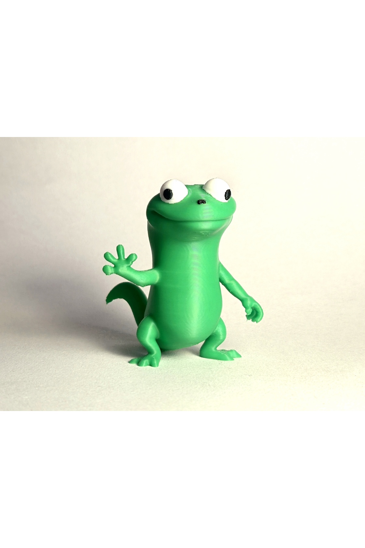 Meme lucertola – Figura di lucertola divertente stampata in 3D 10 cm