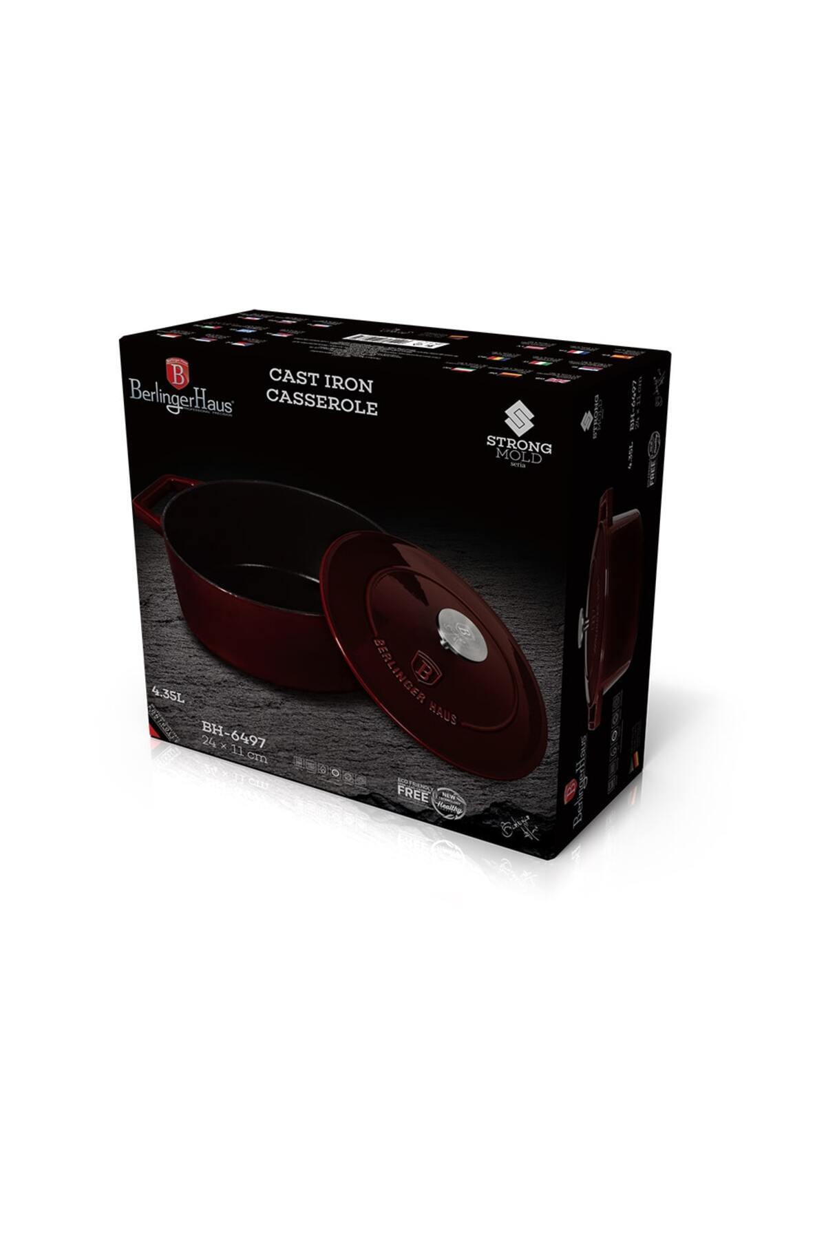 Berlinger Haus Haus Red Deep öntött edény 24 cm