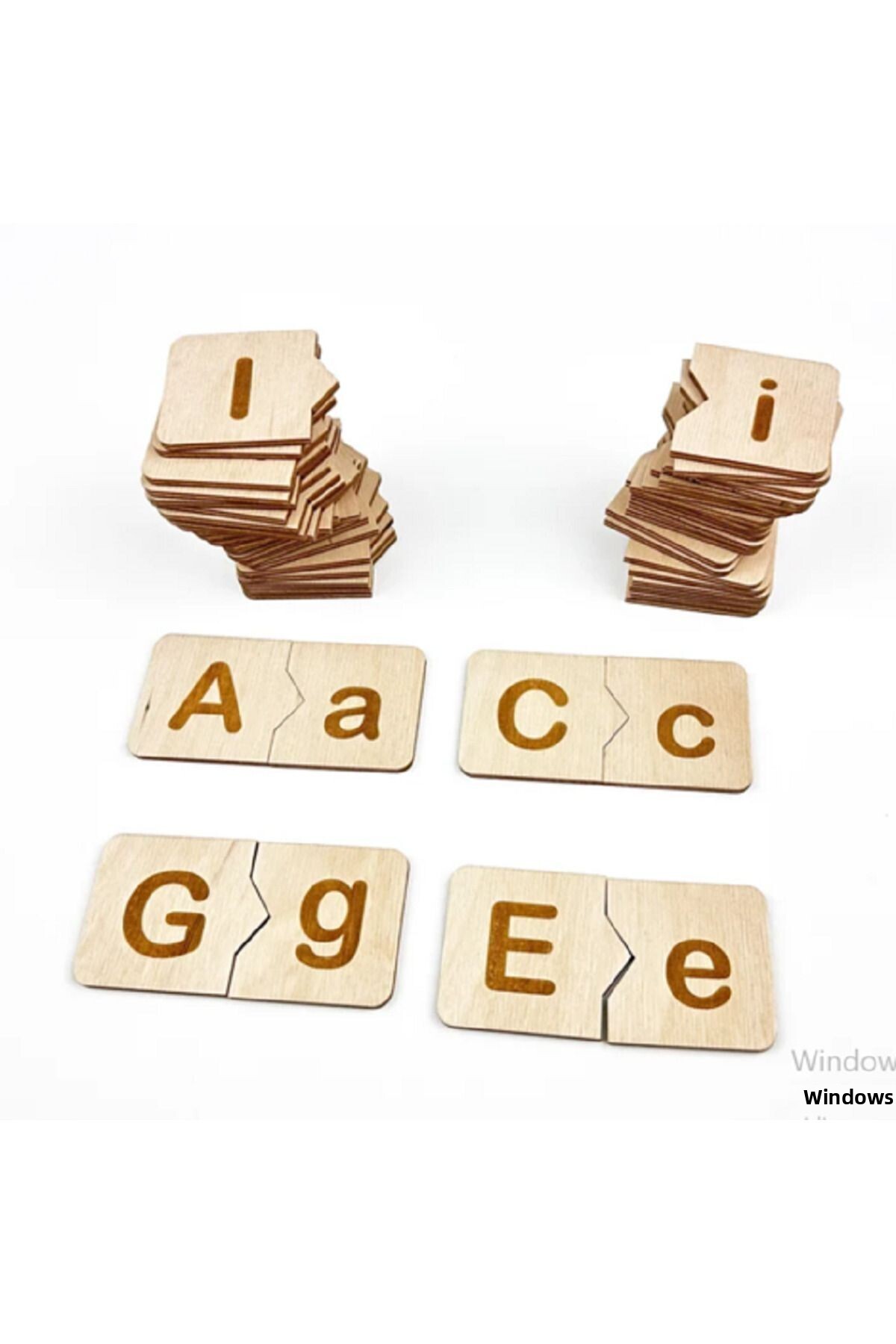 مطابقت چوبی آموزشی حروف الفبا