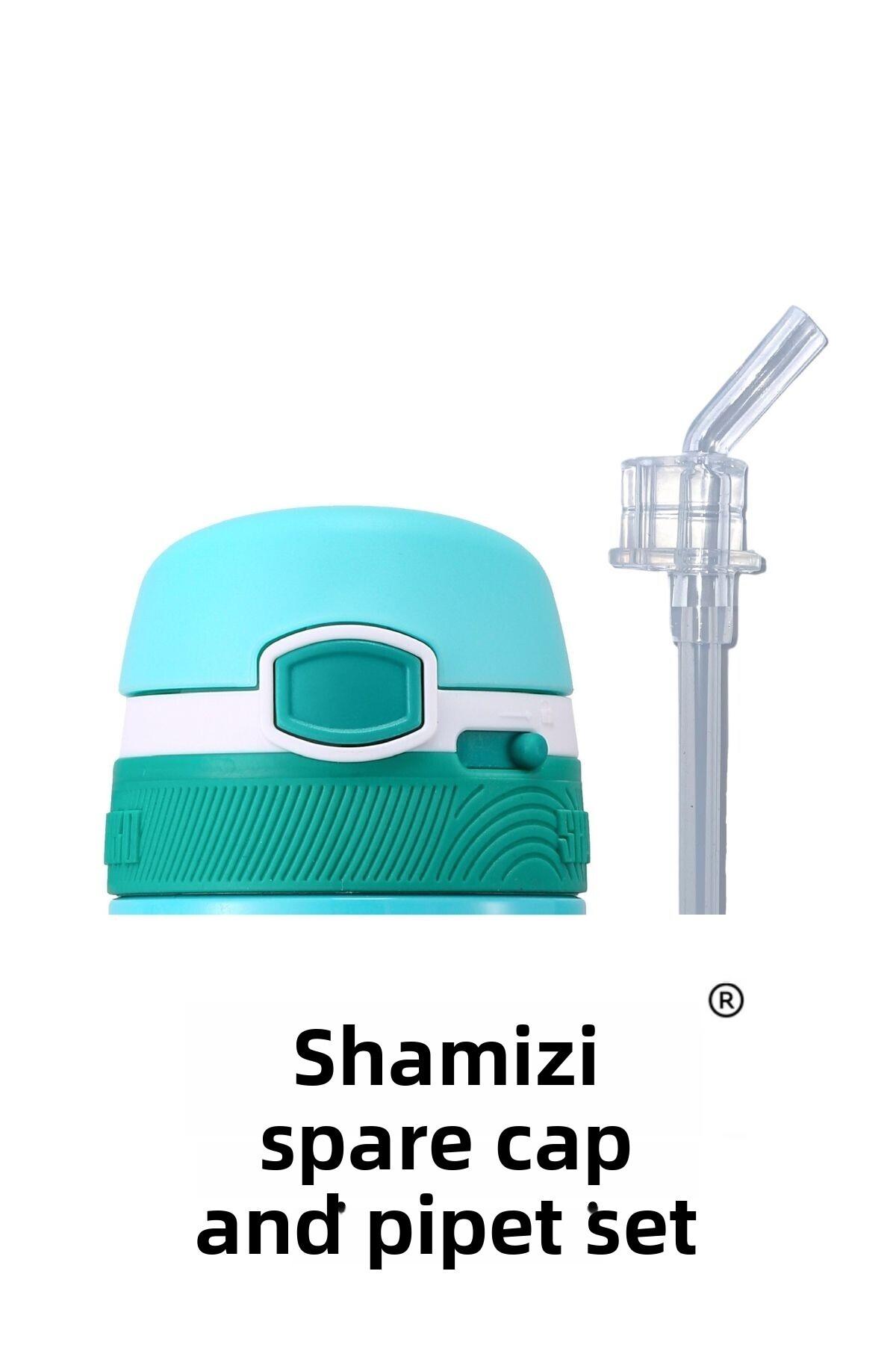 Shamobo-Economical Replacement Lid and Pipette Set for 350ml Children Stainless Steel Thermos 1