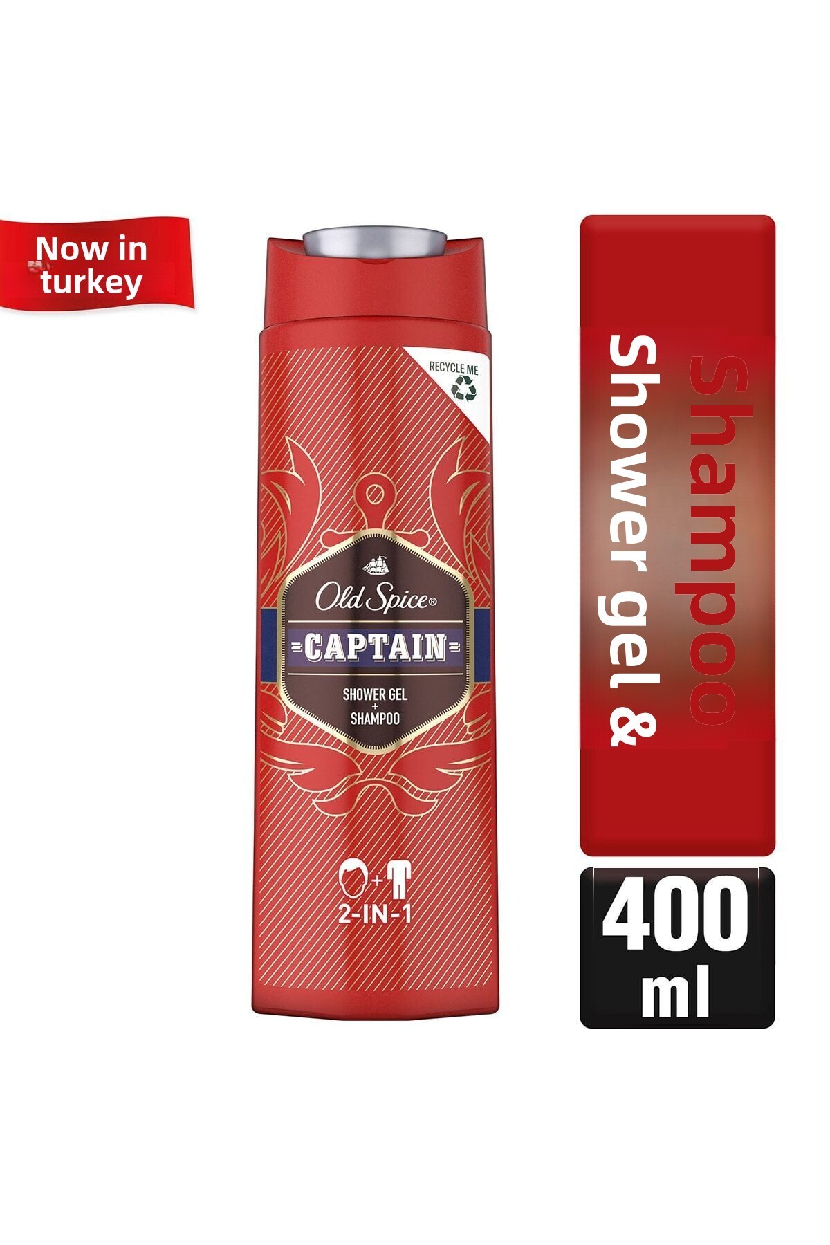 Old Spice-Captain 400 ml Shower Gel and Shampoo 1