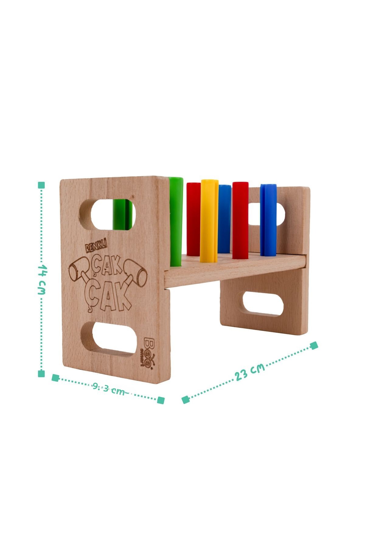 بازی چوبی طبیعی سیگارکش برای نوزاد، بازی سیگارکش و دوشاخه