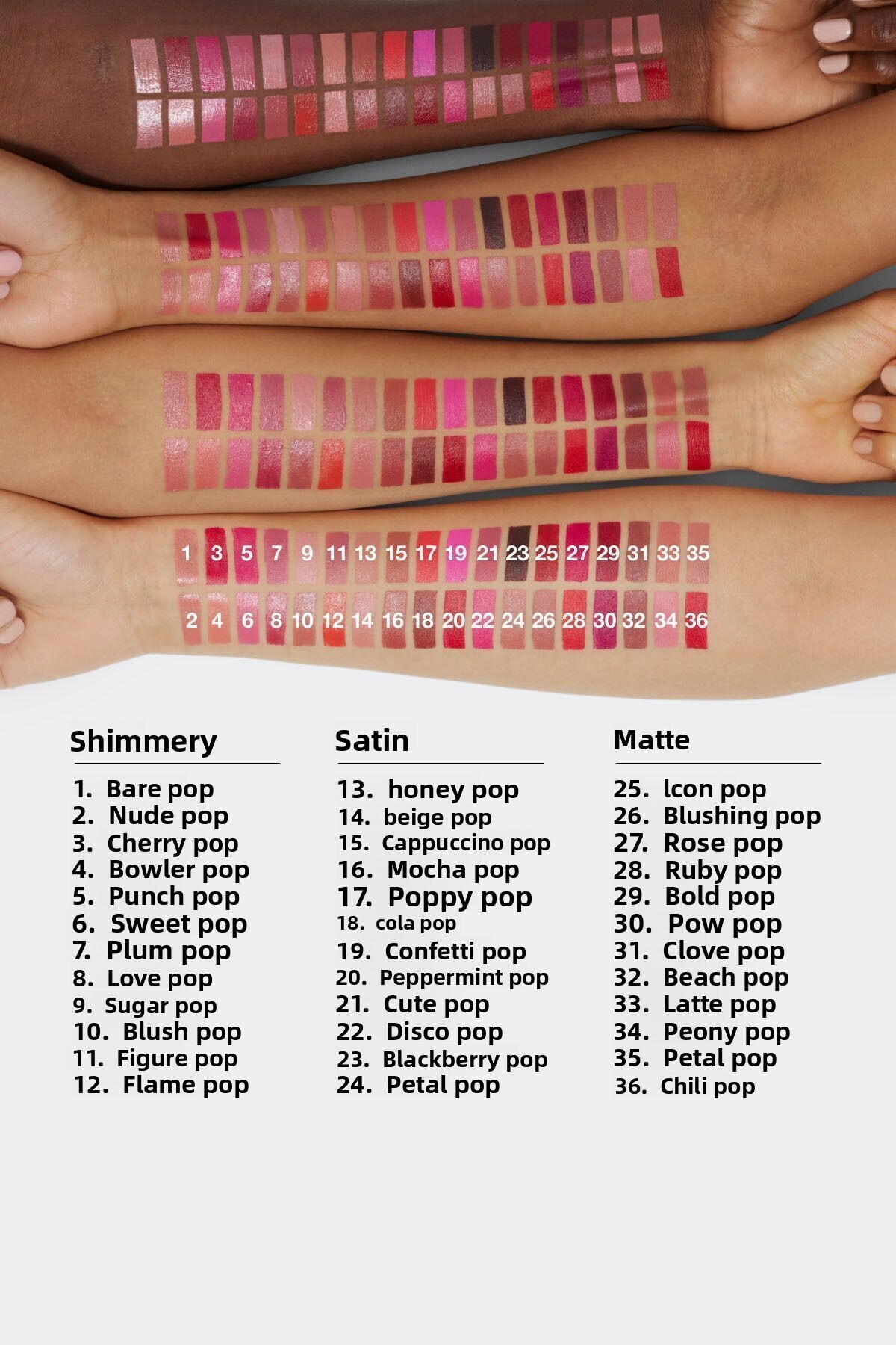 Clinique-Sugar Pop 3.9g - Shiny Finish Pop Longwear ™   Lasting Lipstick for Daytime 6