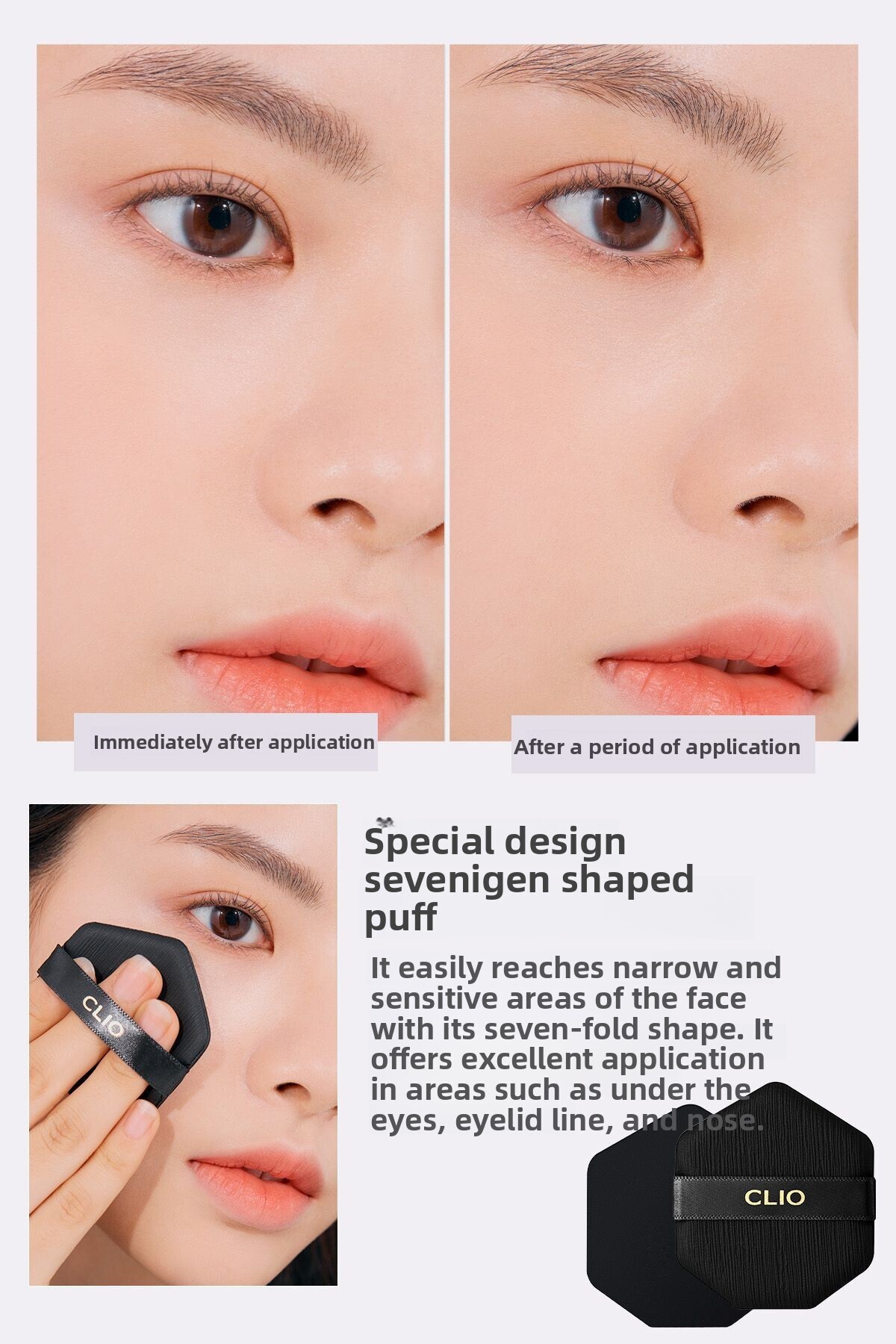 CLIO-Cushion Clio Kill Cover Fixer Cushion+Refill Spf50+/Pa+++ with Matte Finish Coverage (04/Ginger) 5