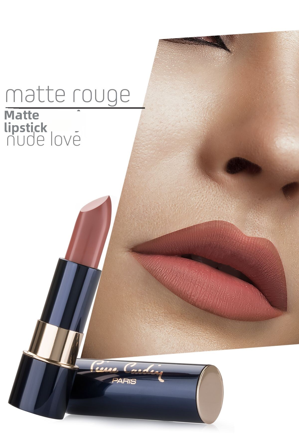 Pierre Cardin Matte Rouge Matte Lipstick - Nude Love