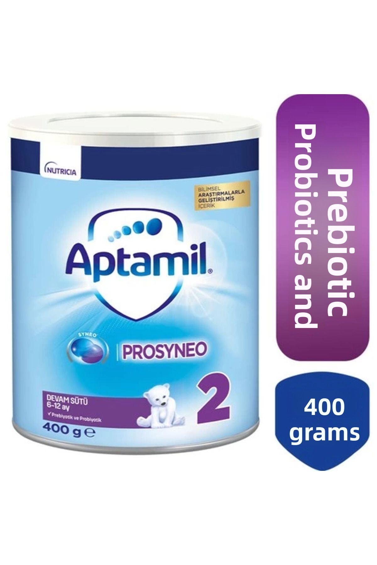 شیر دنباله Aptamil Prosyneo Bfs شماره ۲، ۶ تا ۱۲ ماه، ۴۰۰ گرم