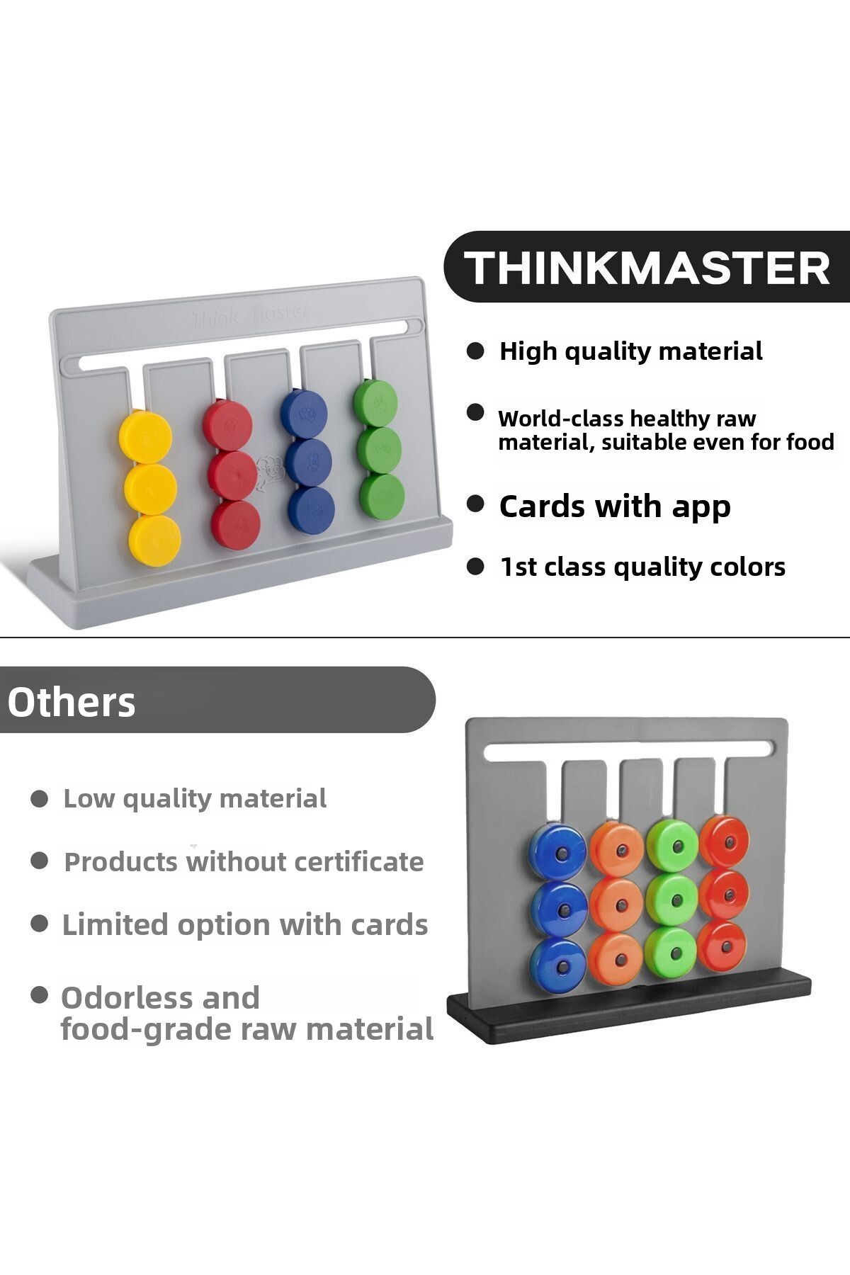 مستر آباکوس روبیک آباکوس مونته‌سوری بازی هوشی با پشتیبانی کارت‌های بازی دیجیتال