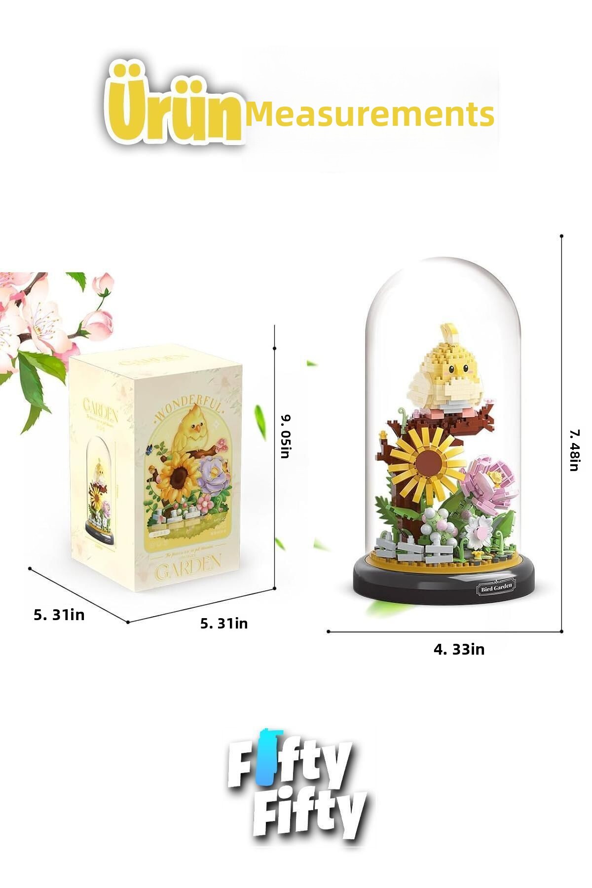 مجموعه پانلوس Yko مدل آراسته و کلکسیونی طوطی، ست ساختنی ۹۵۸ قطعهای -Ffp1281