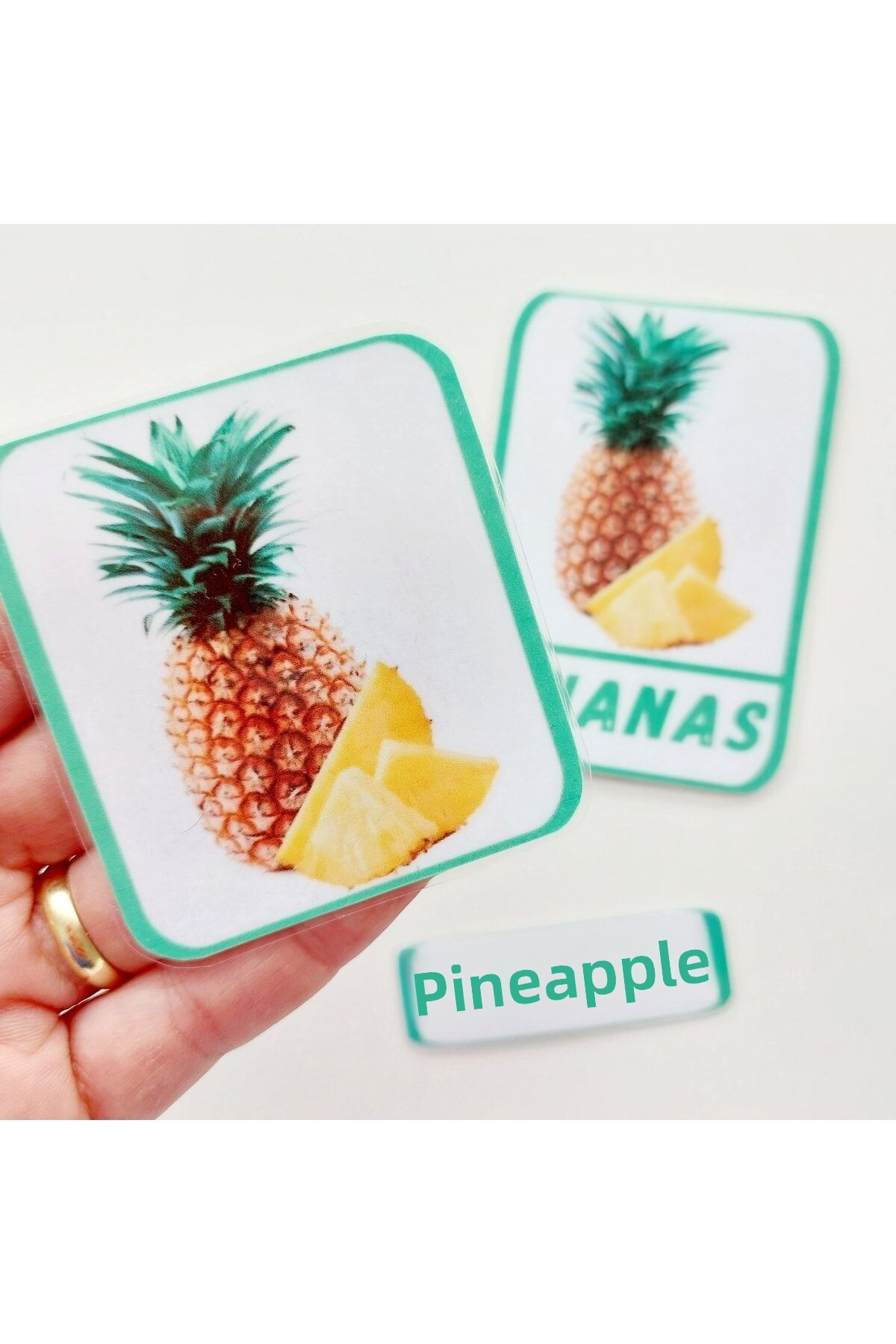 کارت‌های جورکردنی میوه‌های مونته‌سوری