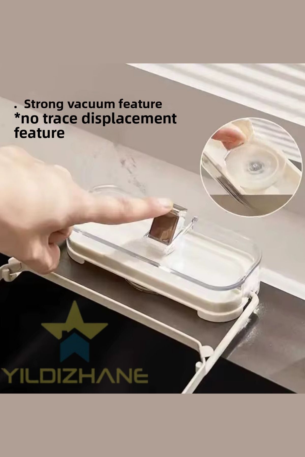 Yıldızhane-Practical Sink Strainer with Mesh Vacuum White Sink Strainer with 50 Mesh Gift 8