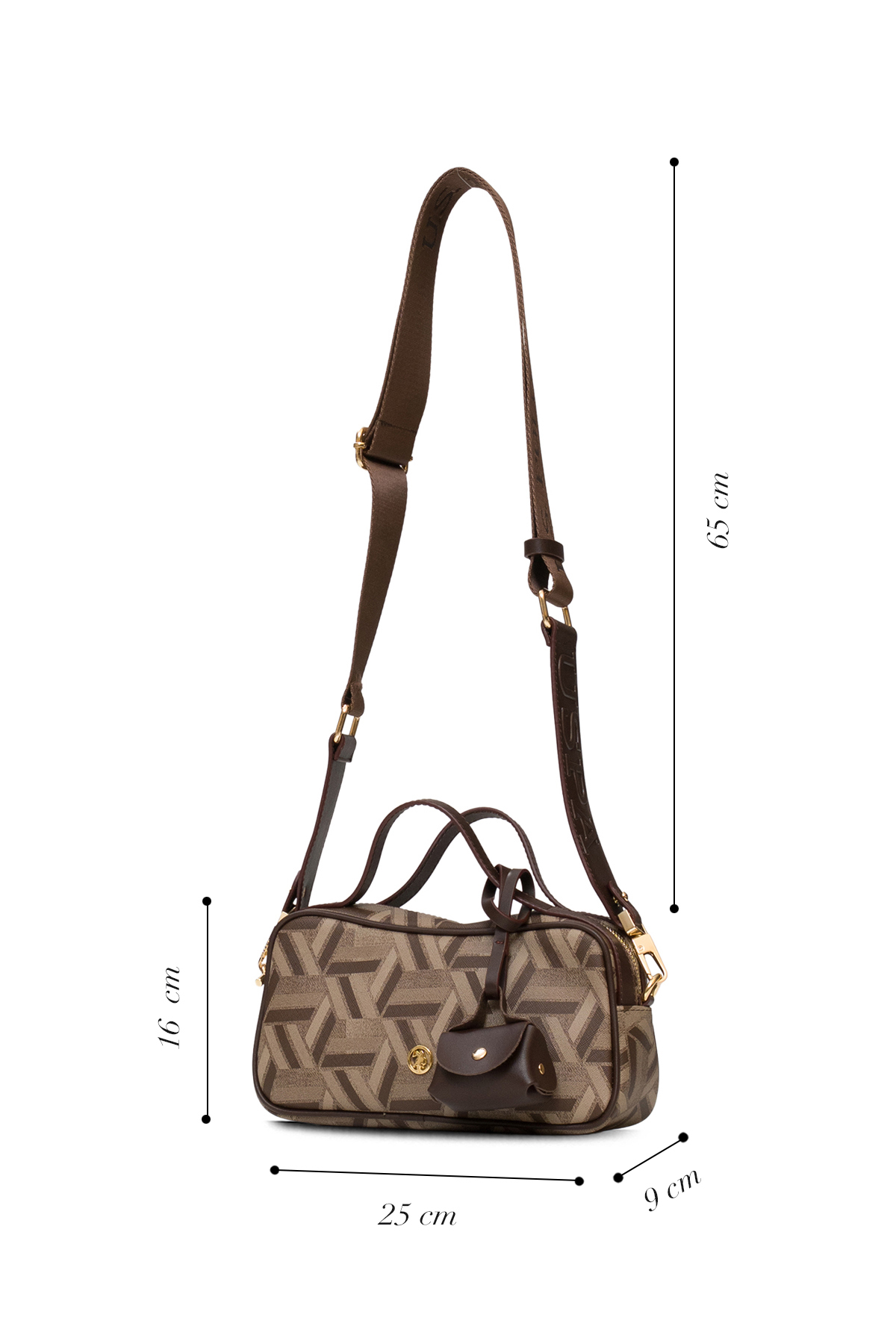 کیف پستی زنانه طرح دار | یو اس پولو U.S. Polo Assn. US25511 - تصویر 6