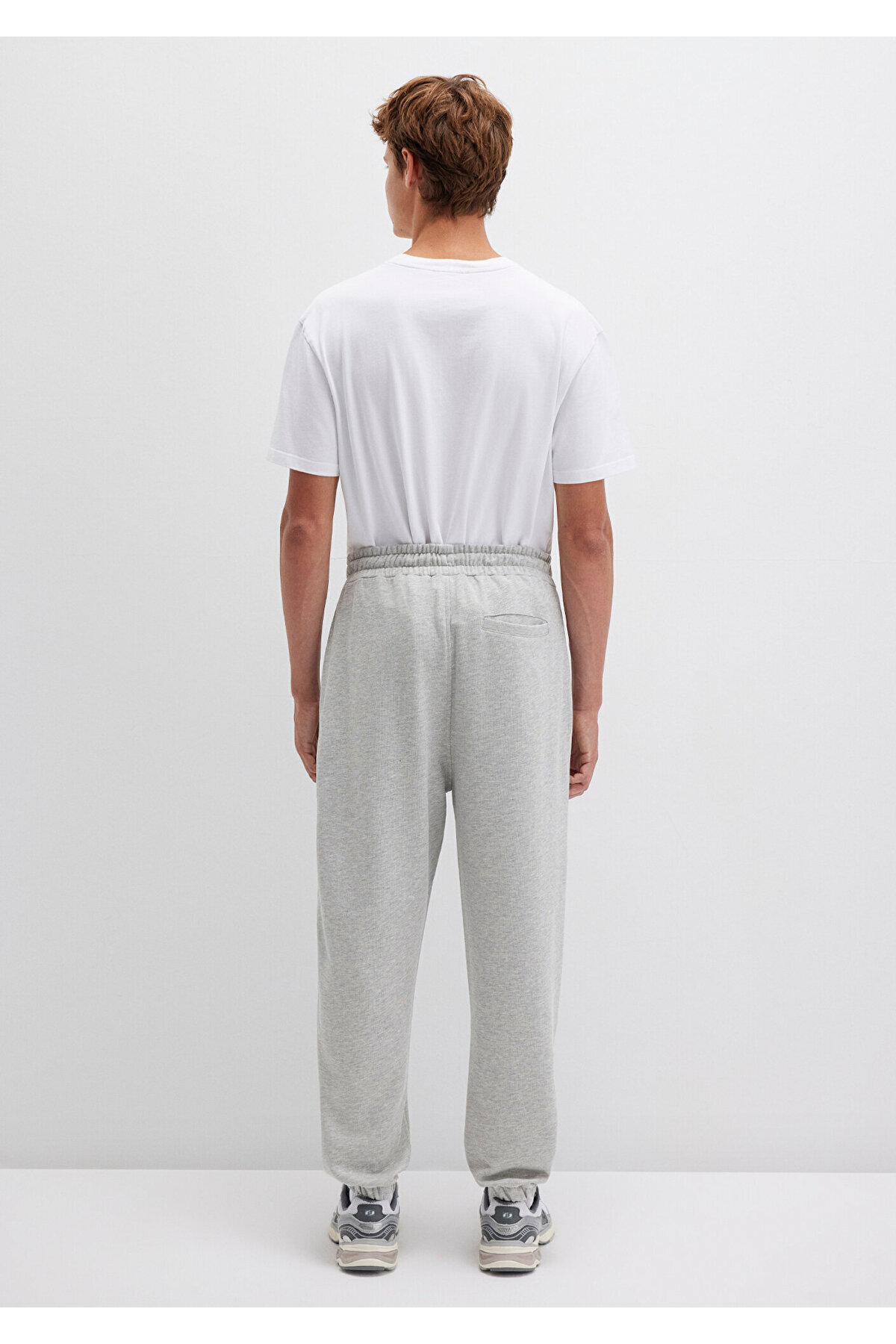Mavi-Mvjns Logo Printed Grey Sweatpants - 0010175 -80196 4