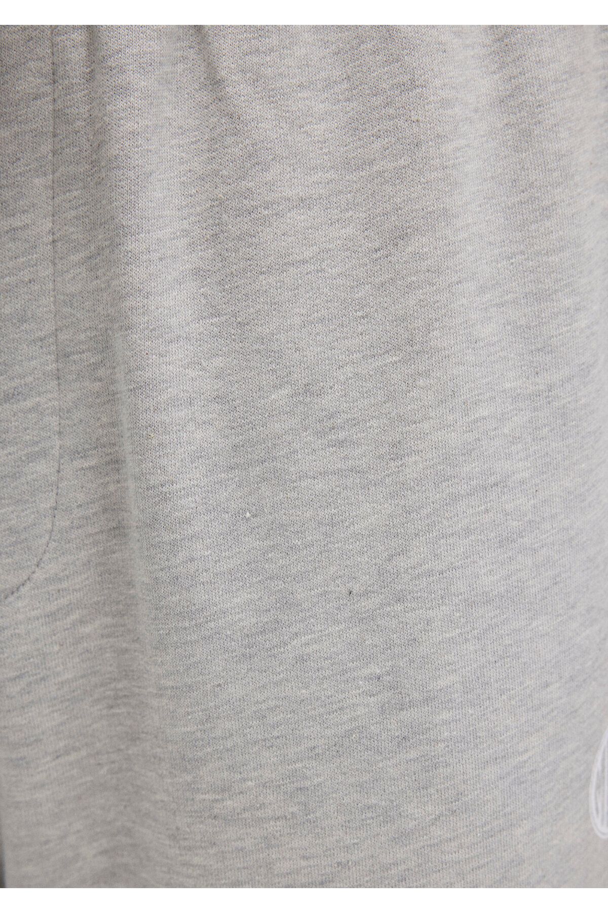 Mavi-Mvjns Logo Printed Grey Sweatpants - 0010175 -80196 7