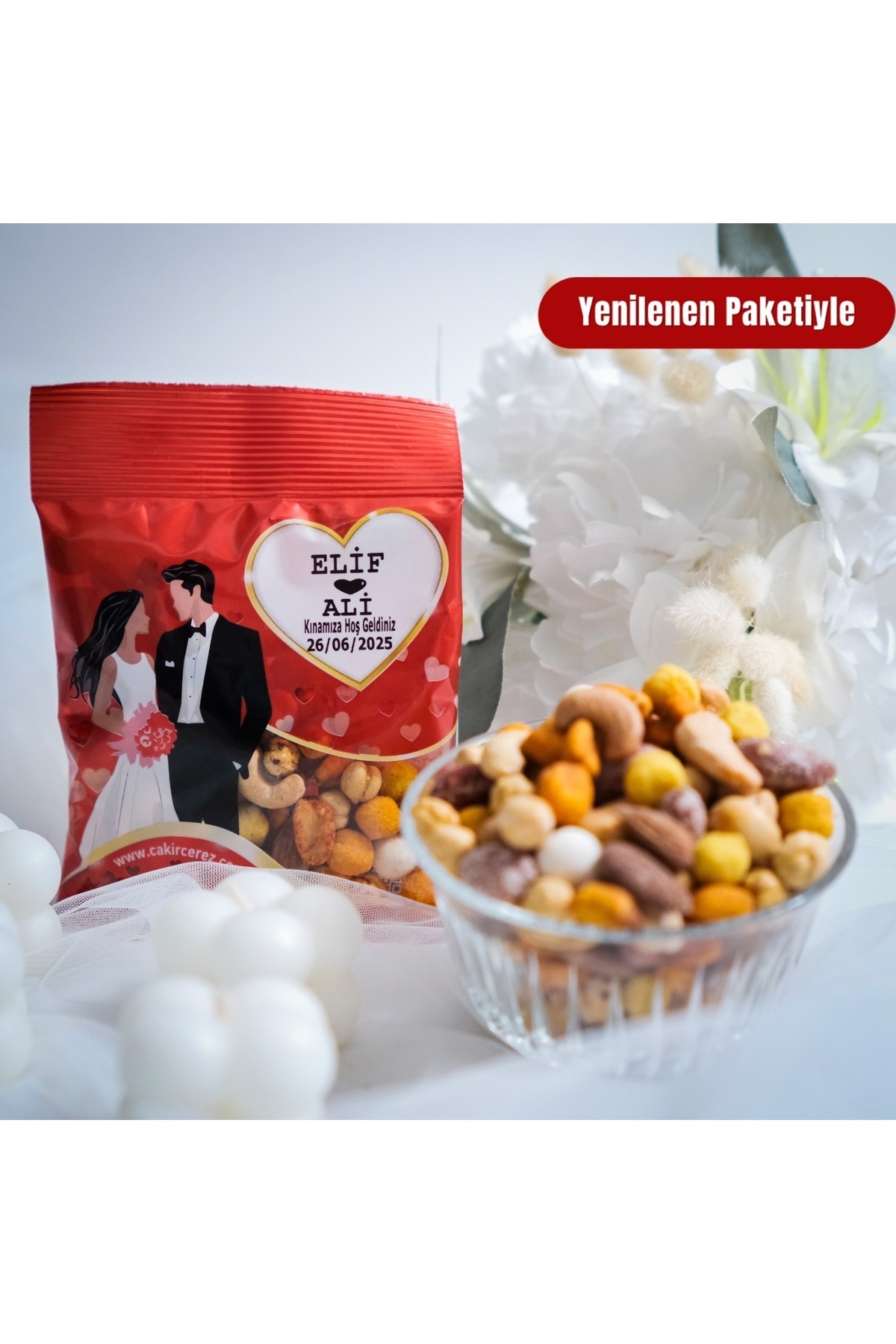 Çakır Çerez 50 Gram Lüks Kına Çerezi 150 Adet