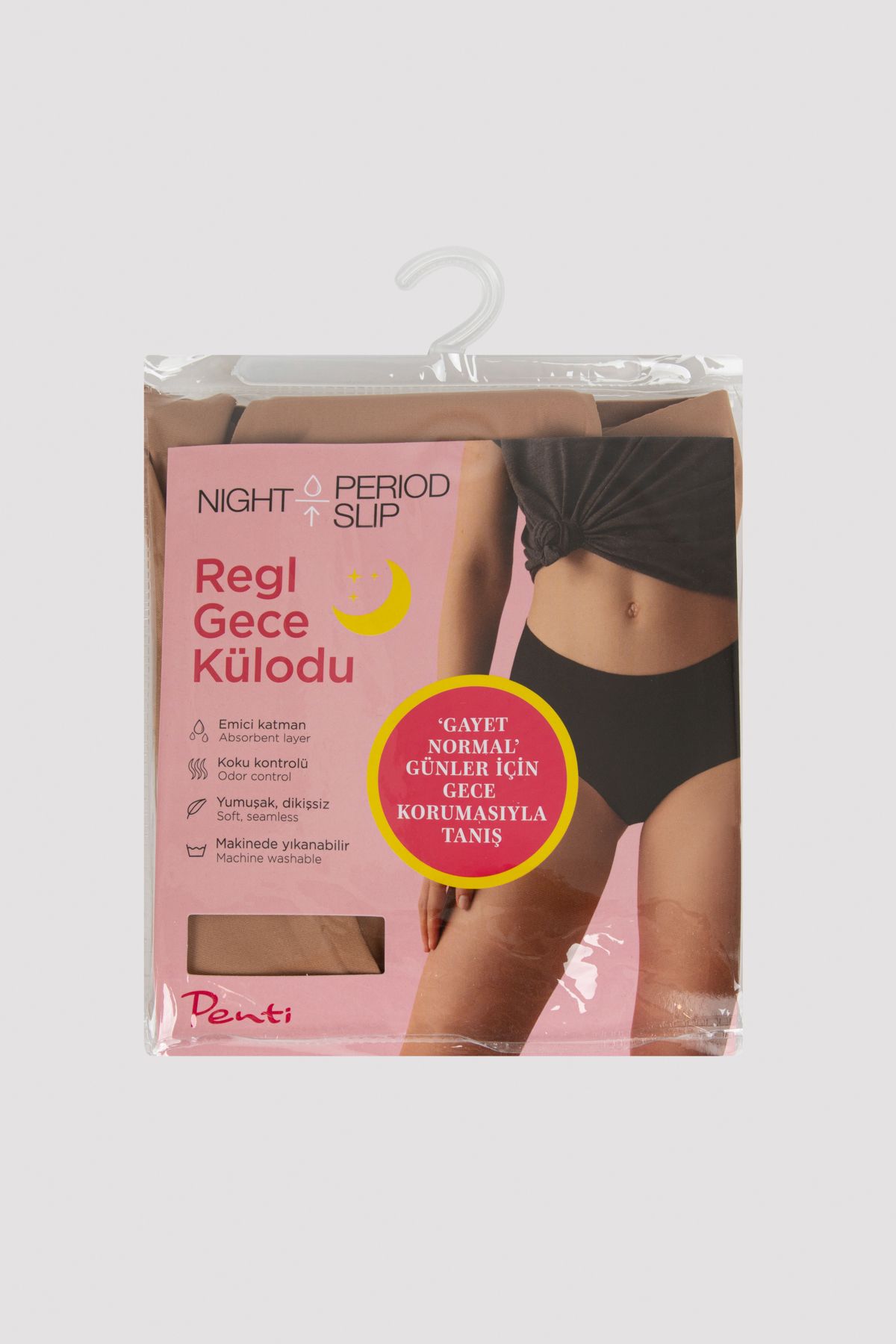 Penti-Chiloți de noapte nuzi cu talie înaltă pentru menstruație 6