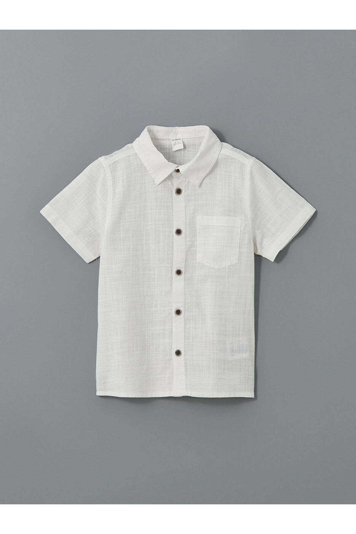 LC Waikiki Meral Collection Beyaz Basic Cepli Erkek Çocuk Poplin Gömlek fotoğrafı 4 (önizleme)